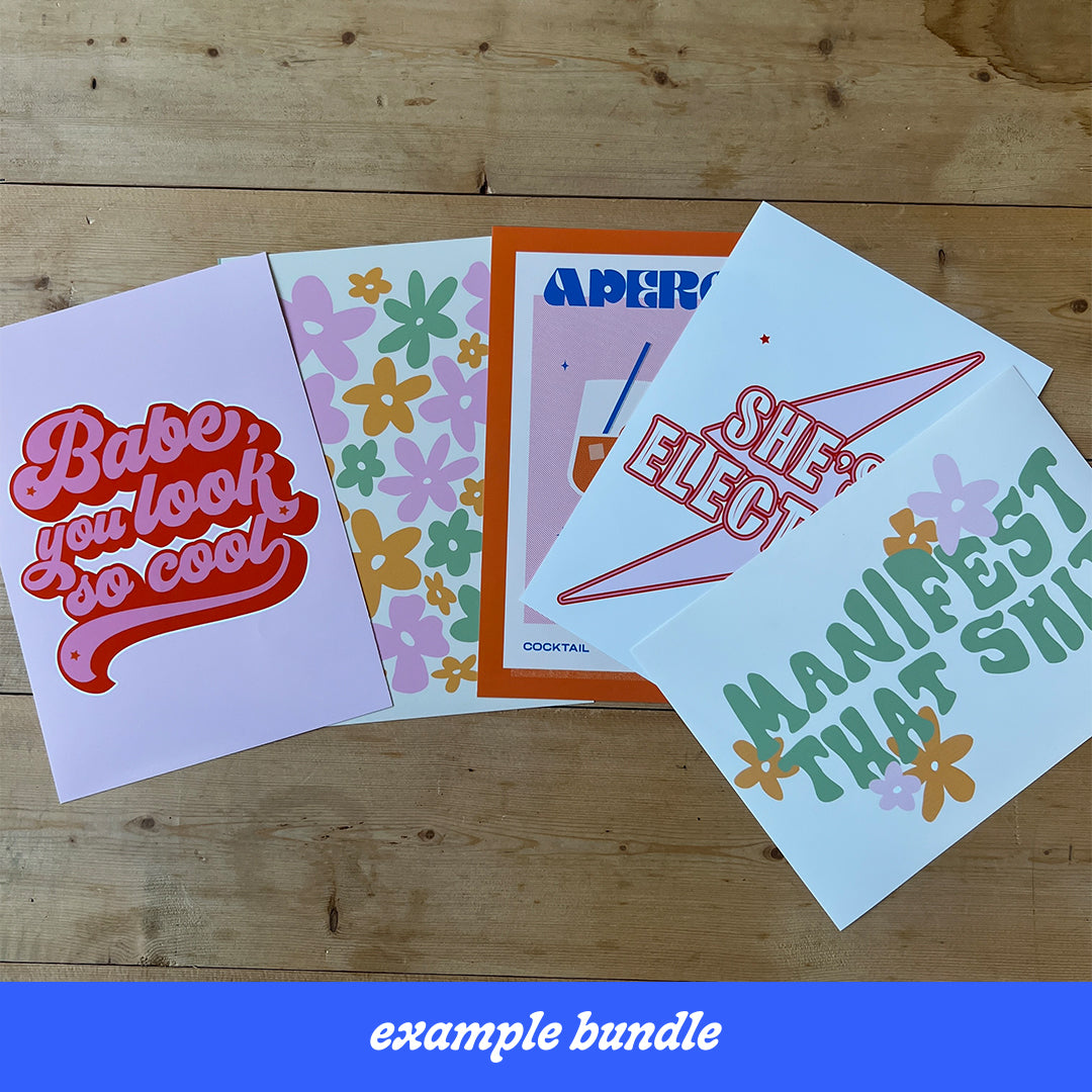 A5 PINK MYSTERY BUNDLE - SECONDS SALE