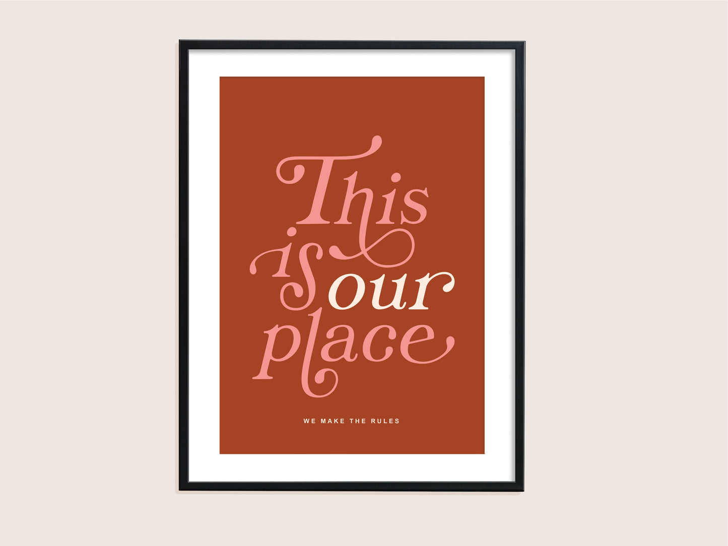 ★ A4 SAMPLE ★ Our Place Print