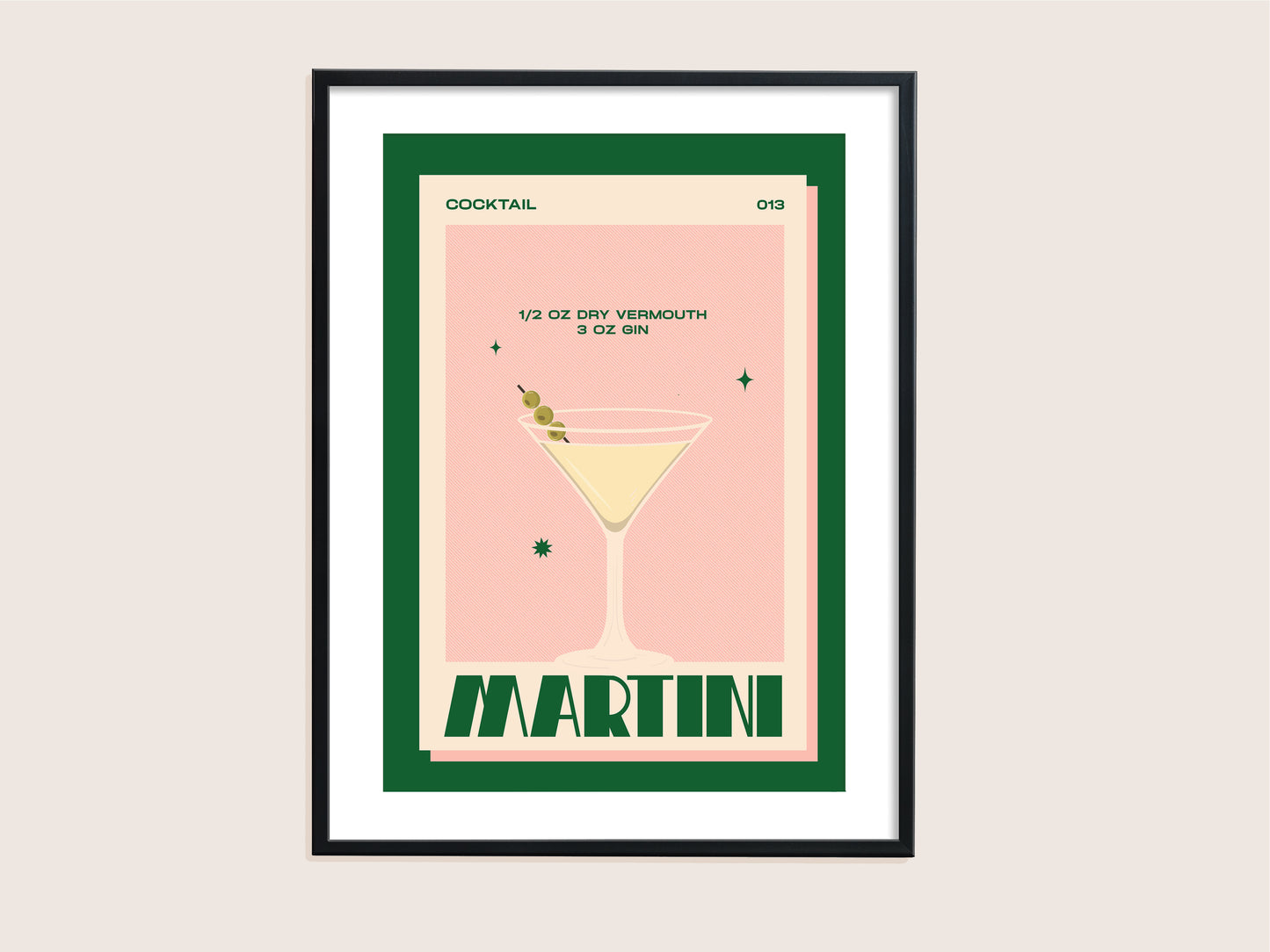 ★ A4 SAMPLE ★ Martini Print