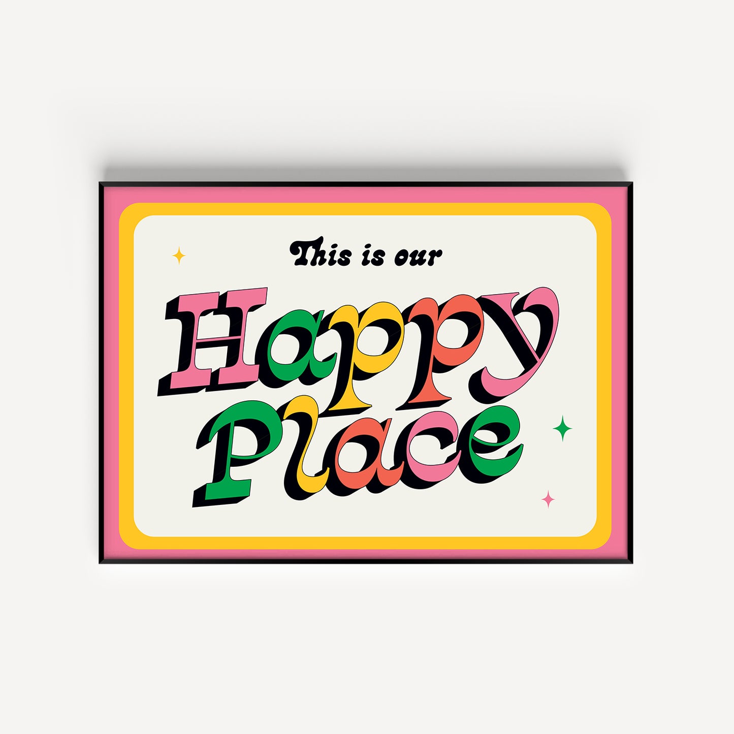 Our Happy Place Print