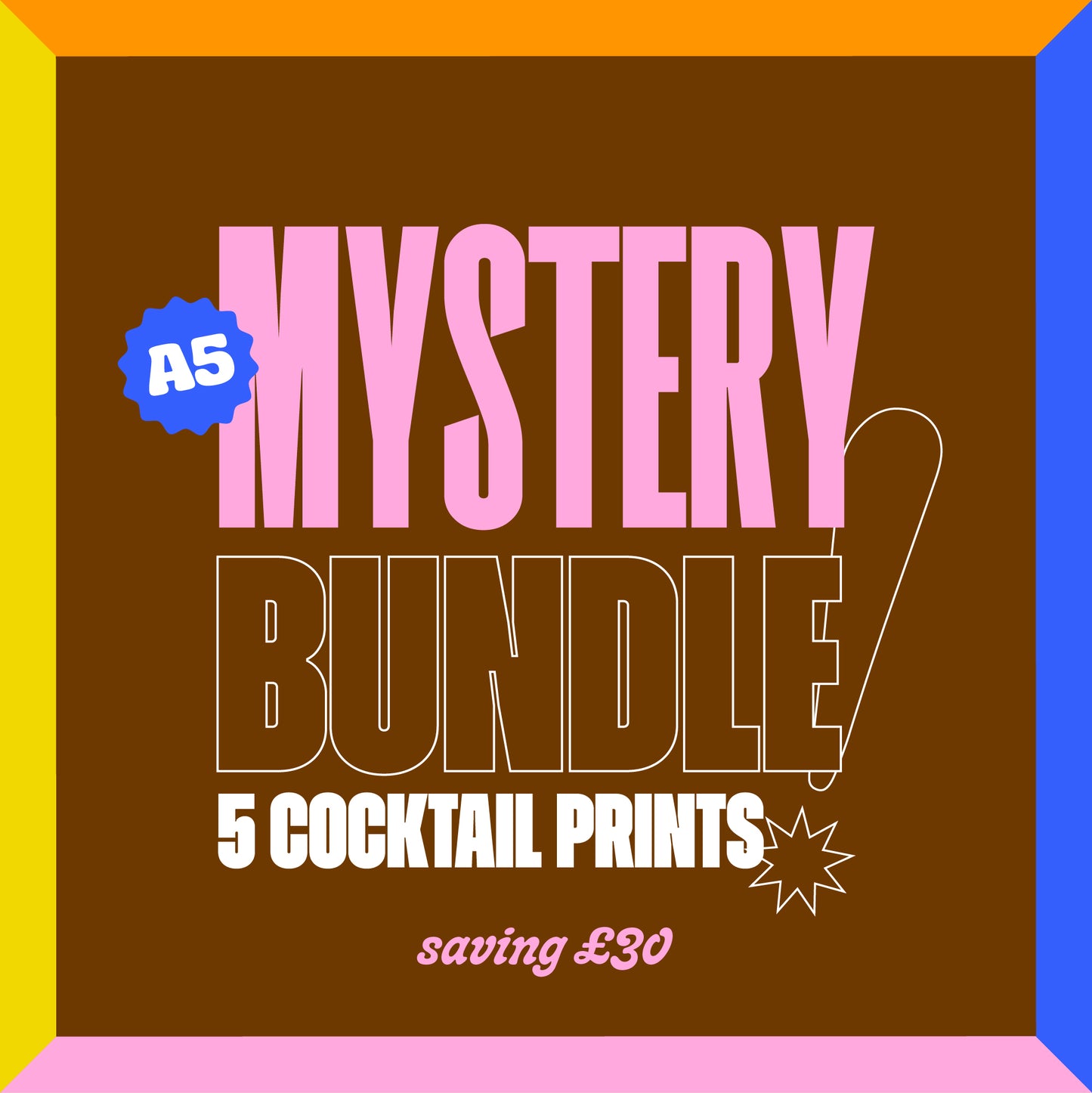 A5 COCKTAIL MYSTERY BUNDLE - SECONDS SALE
