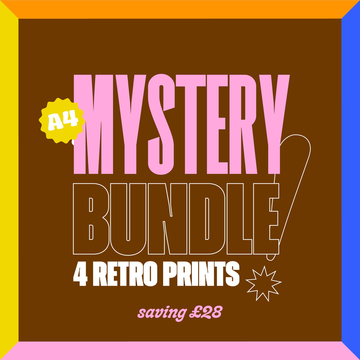 A4 RETRO MYSTERY BUNDLE - SECONDS SALE