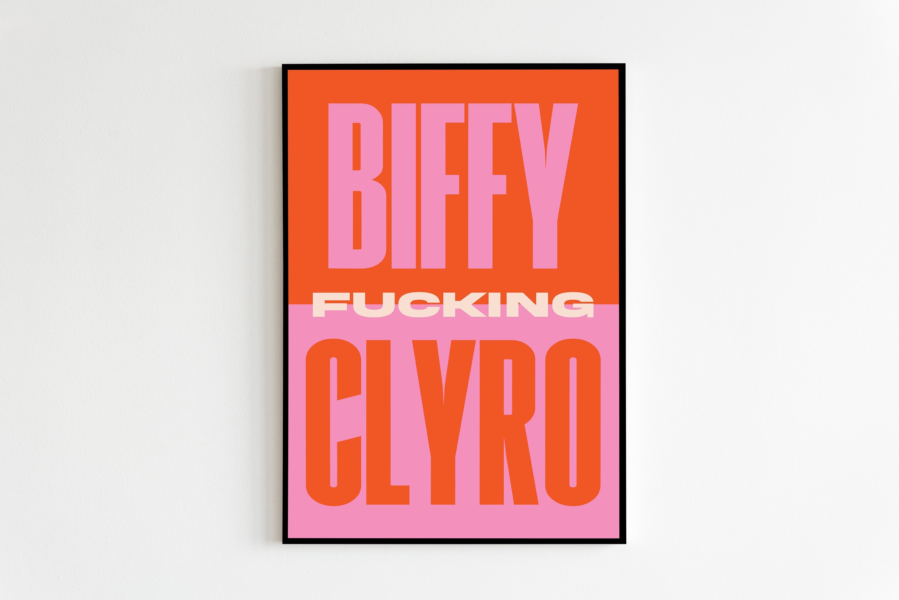 Biffy Fucking Clyro Print