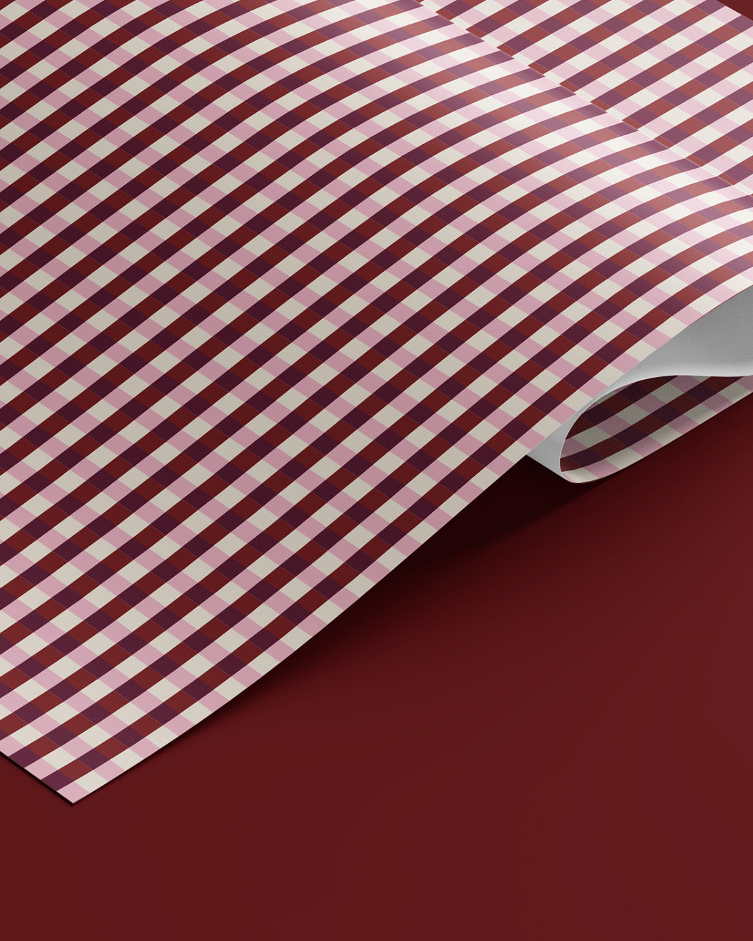 Christmas Tartan Stripes Wrapping Paper