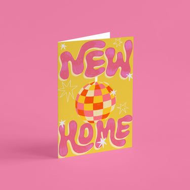 New Home Disco Ball Card