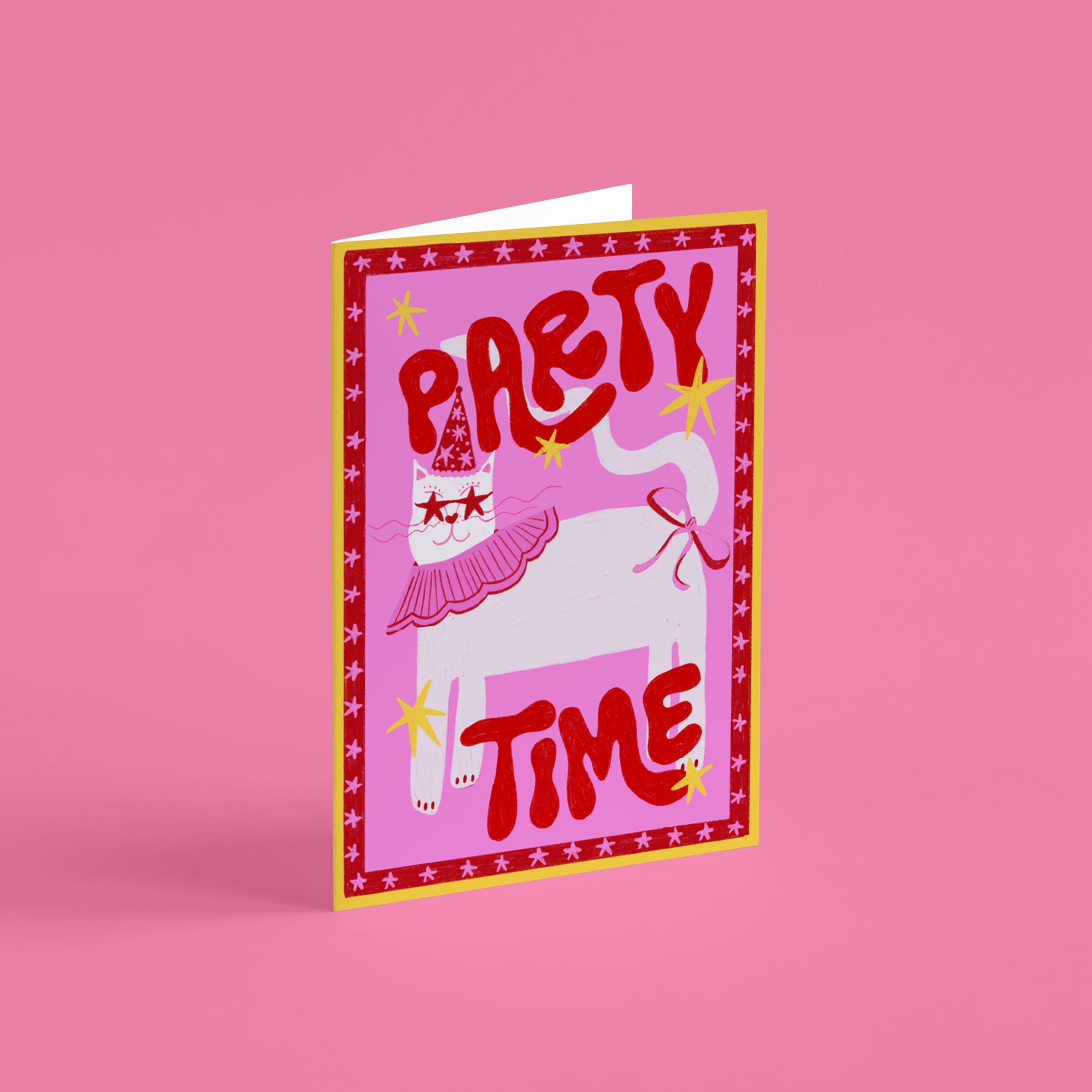 Party Time Cat Birthday Card