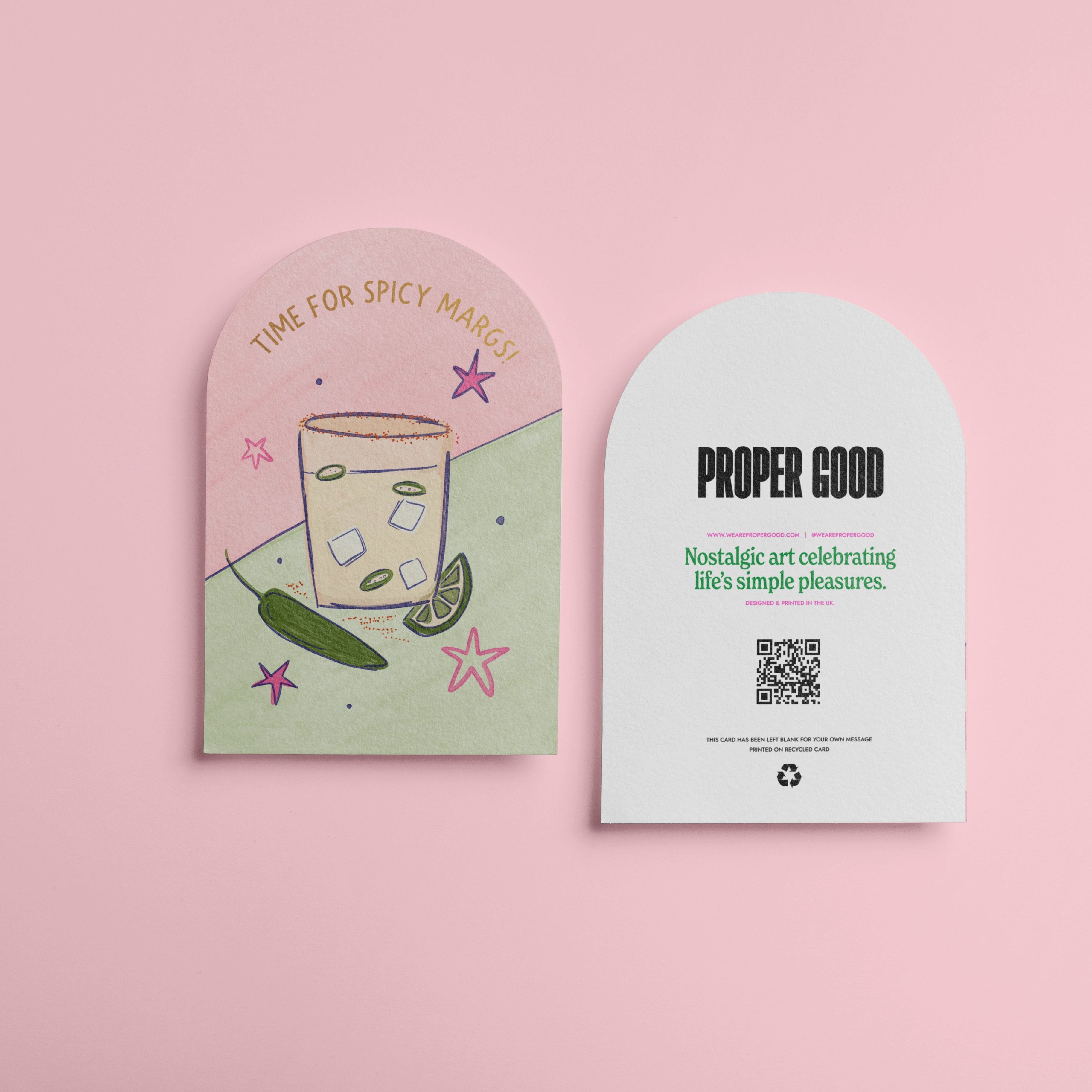 Spicy Margs Celebration Foiled Card