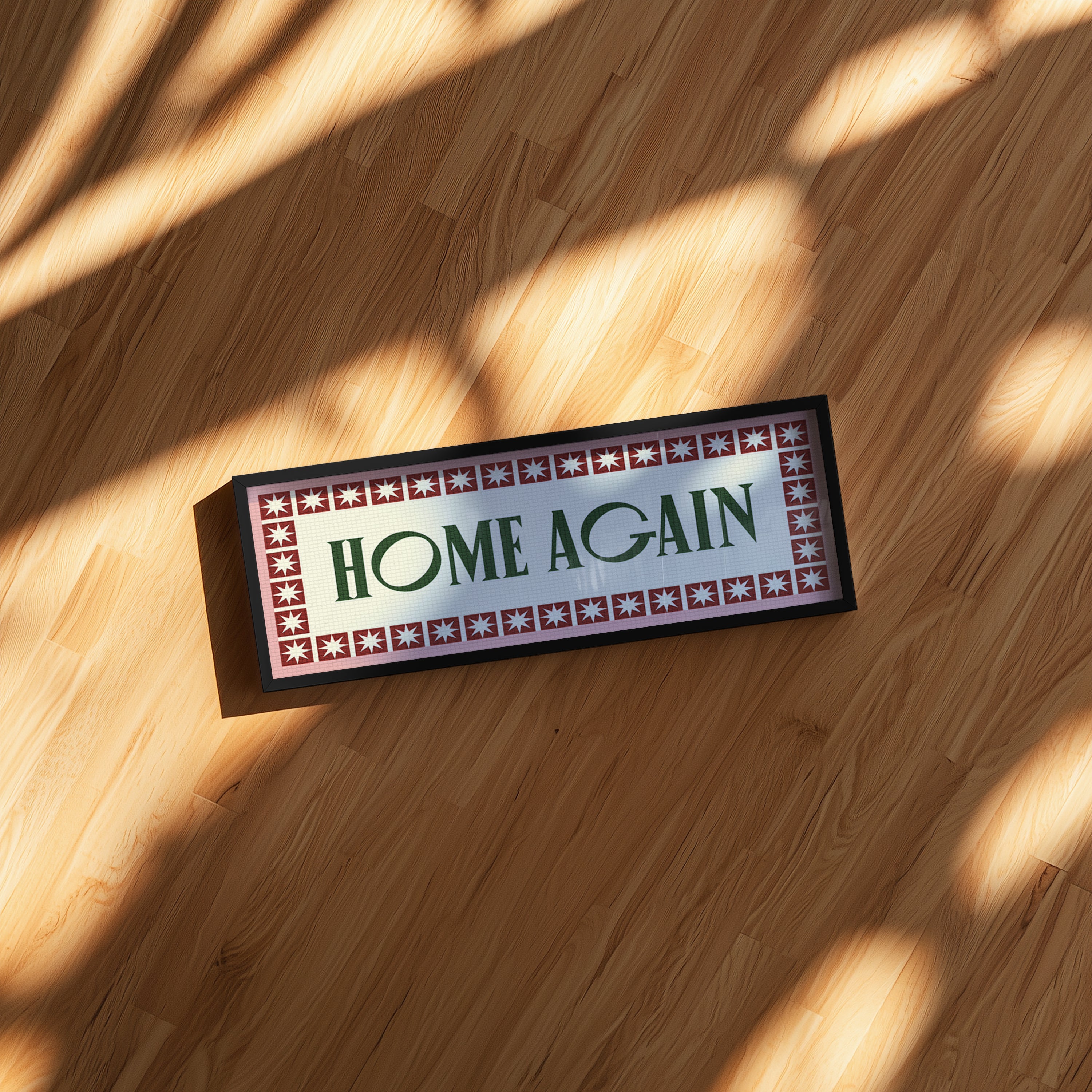 Home Again Panoramic Framed Print