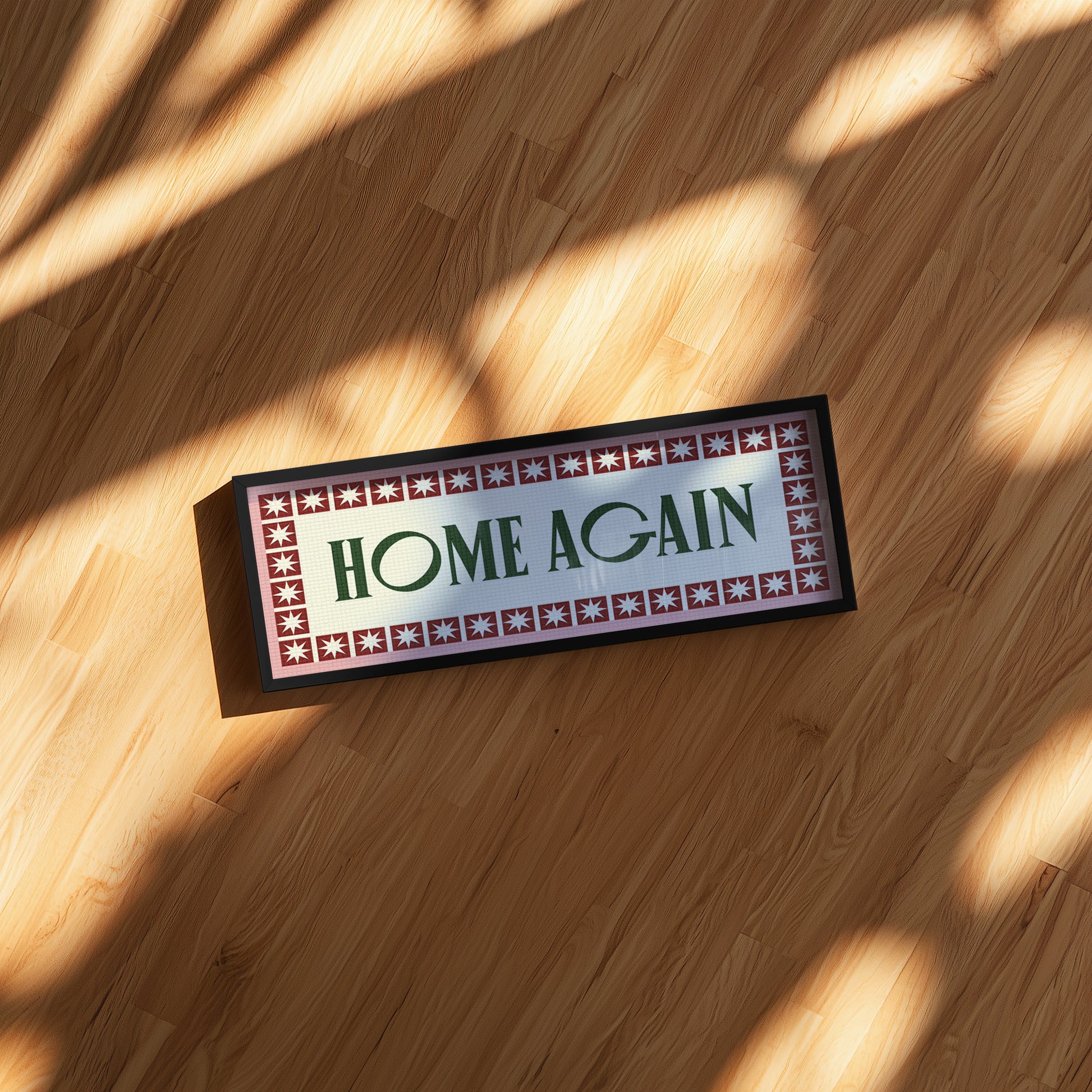 Home Again Panoramic Framed Print