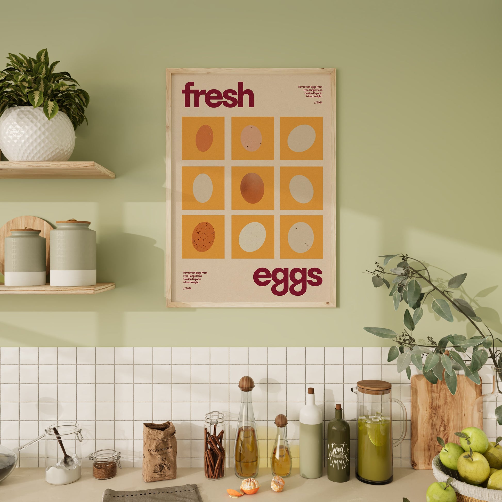 Fresh Eggs Print