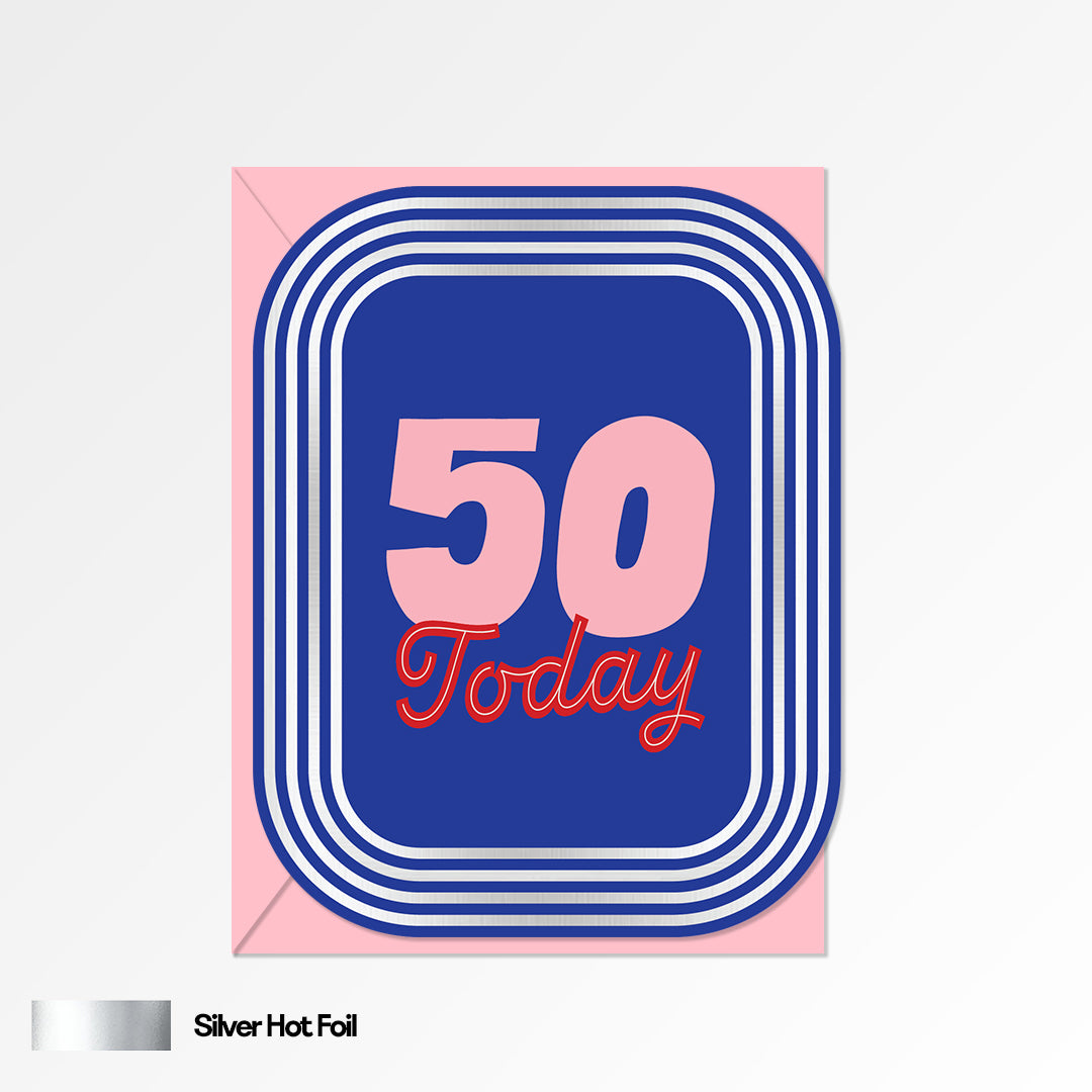 50 Age Birthday Card
