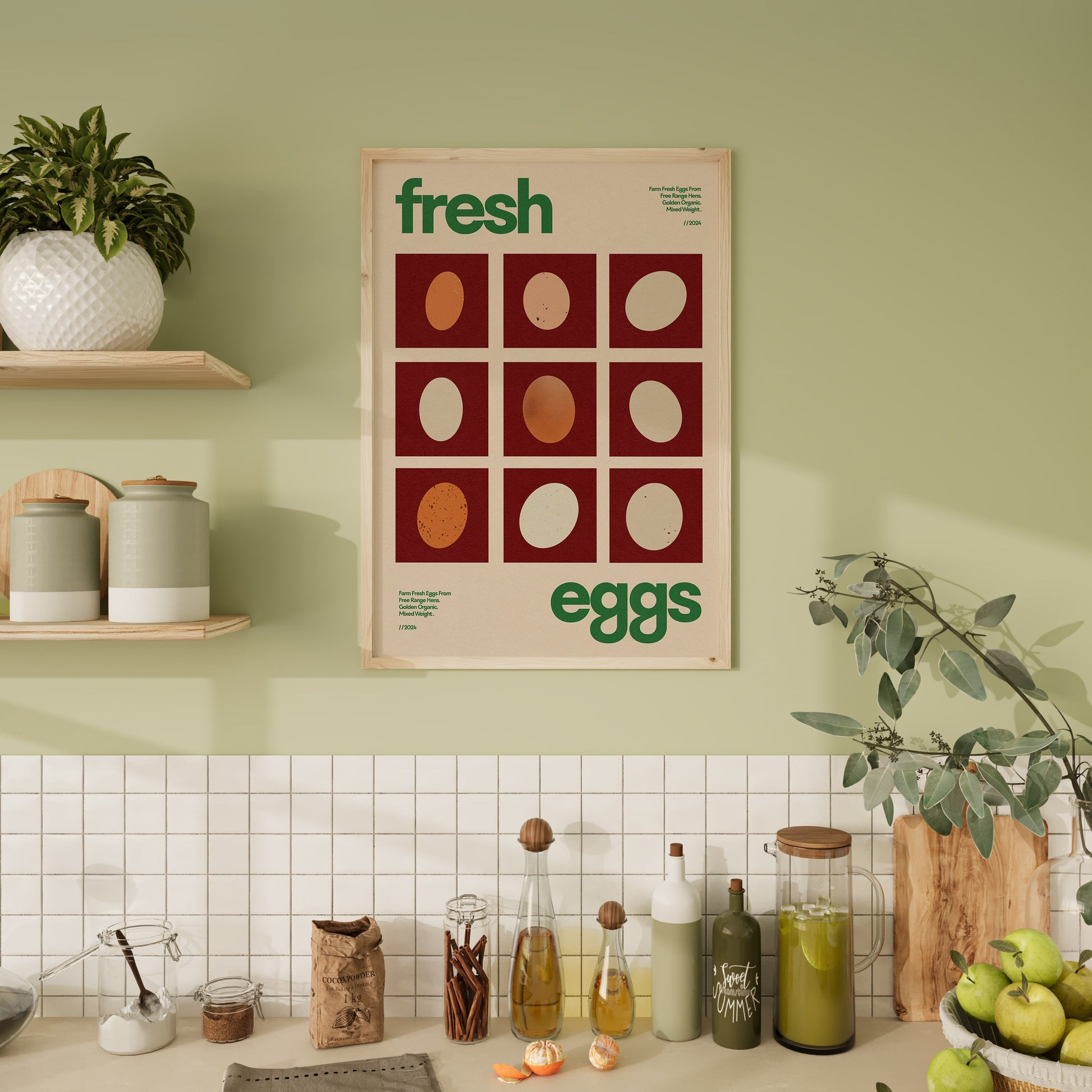 Fresh Eggs Print