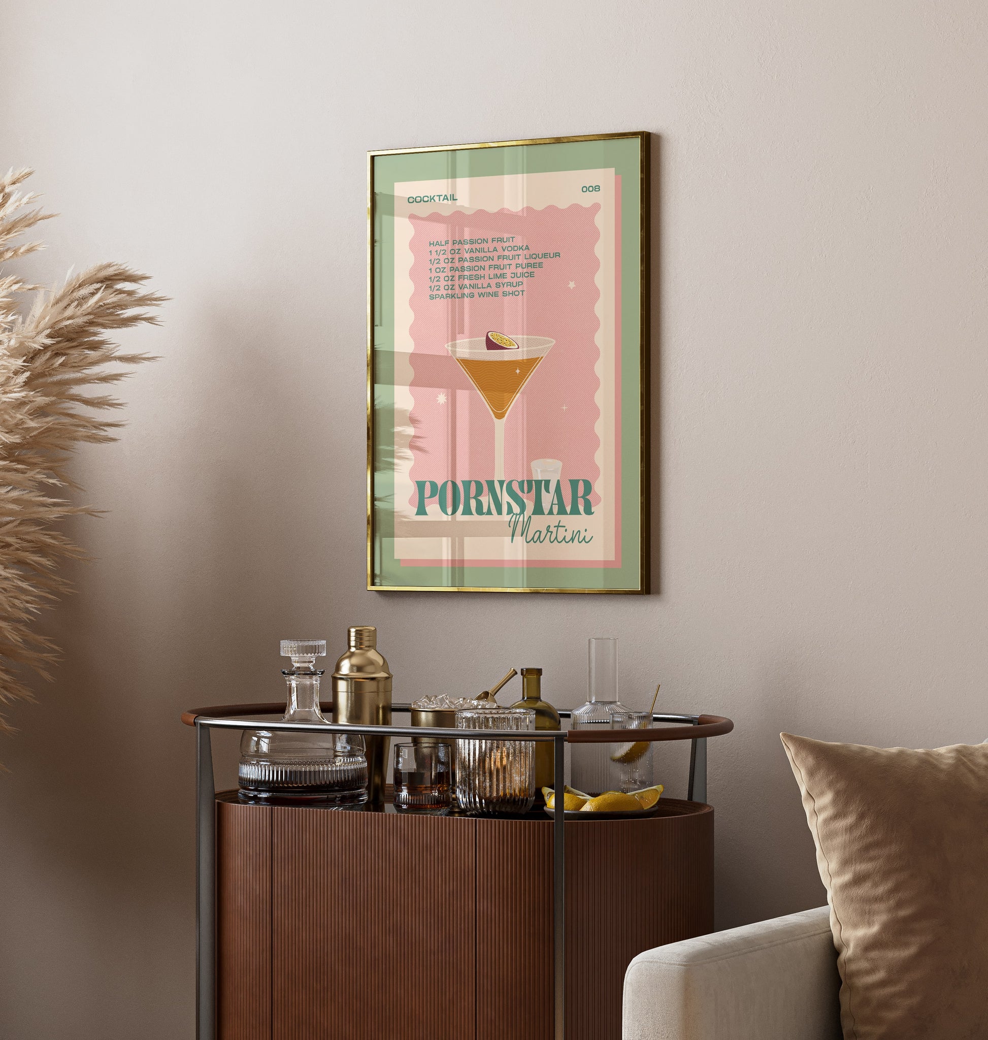 Pornstar Martini Print