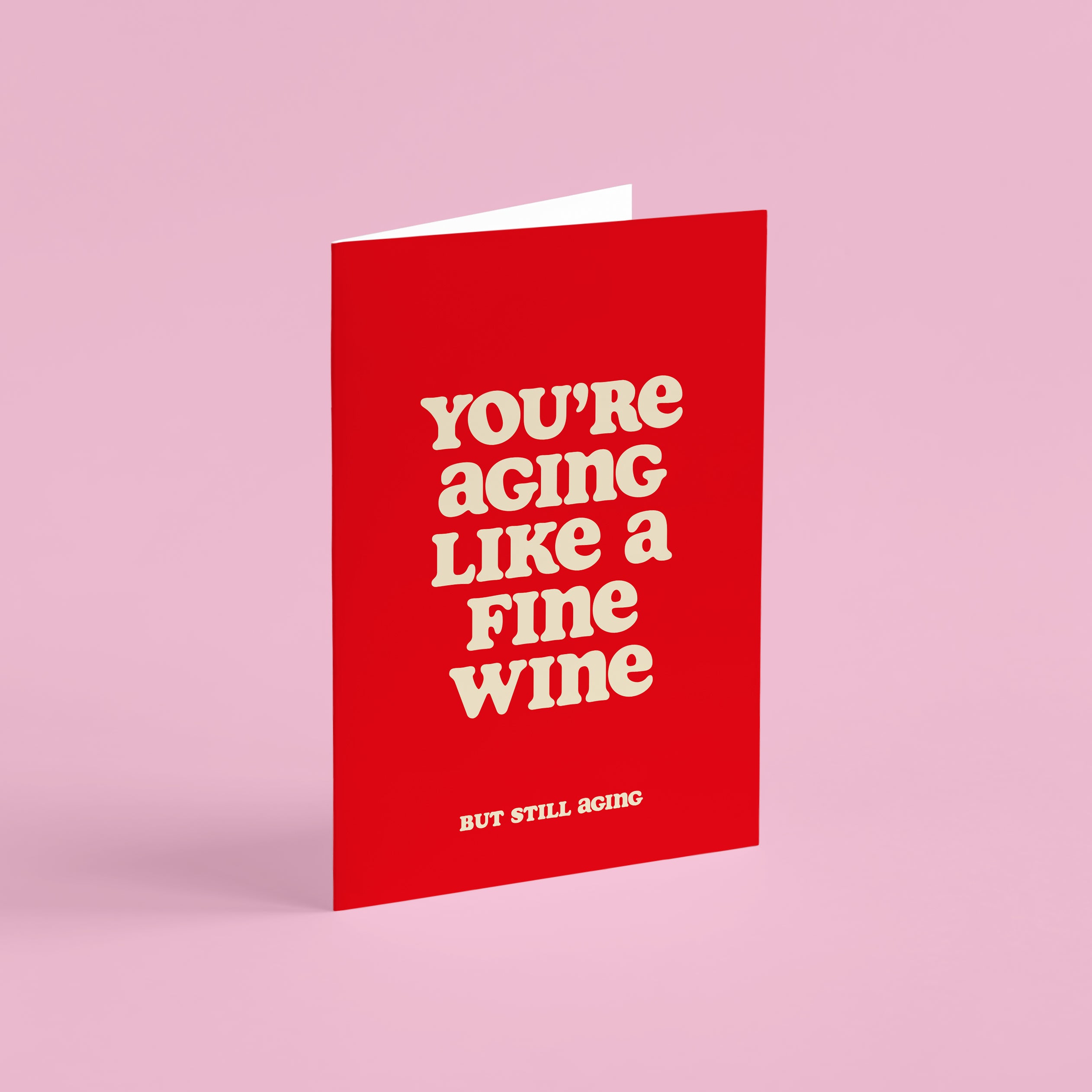 Funny Wine Birthday Card