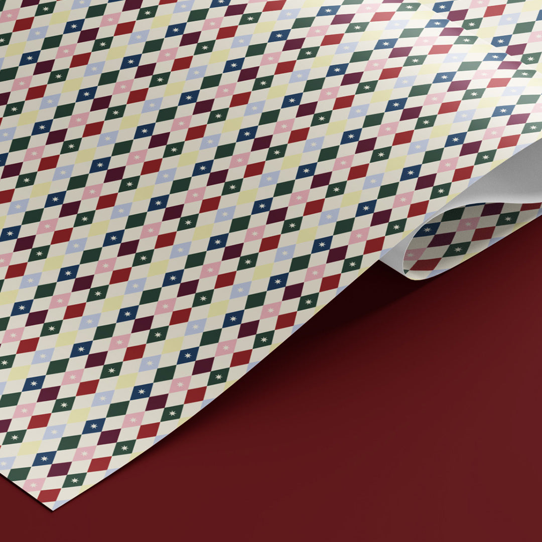 Harlequin Wrapping Paper