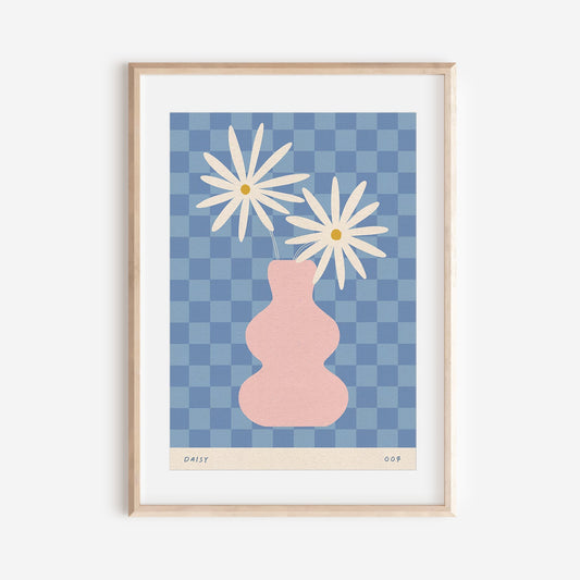 A3 SAMPLE | Daisy April Birth Flower Print