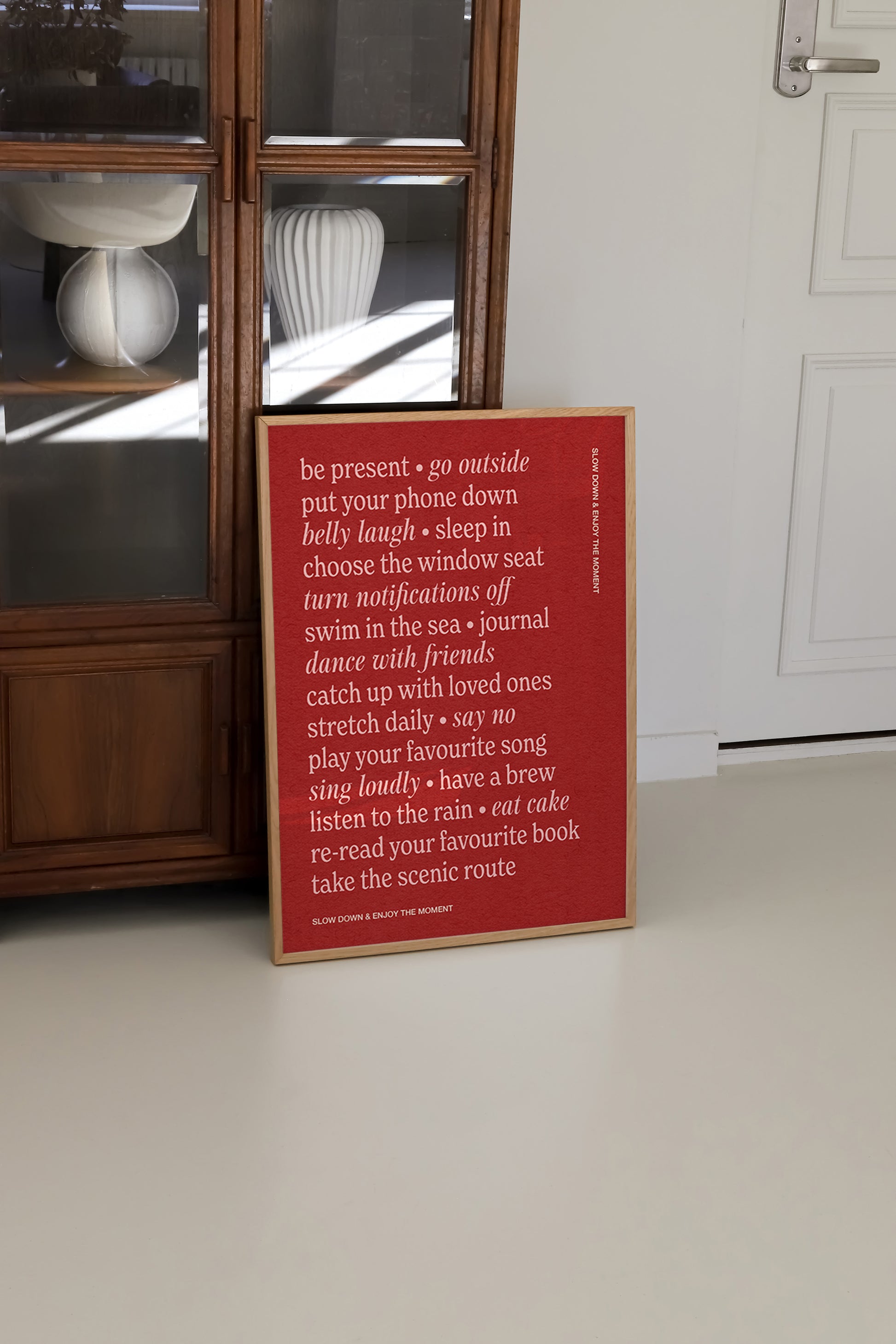 Slow Down Quote Print