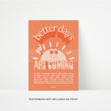 Better Days Print A3 | STUDIO SALE