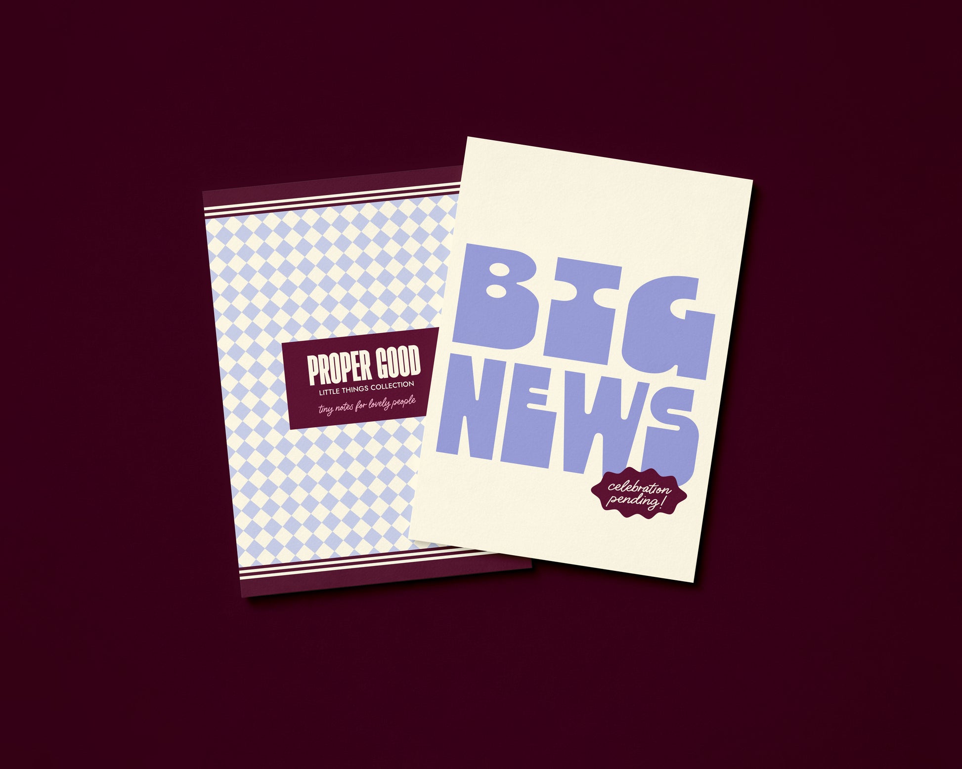 Mini Congratulations Greetings Card | Big News