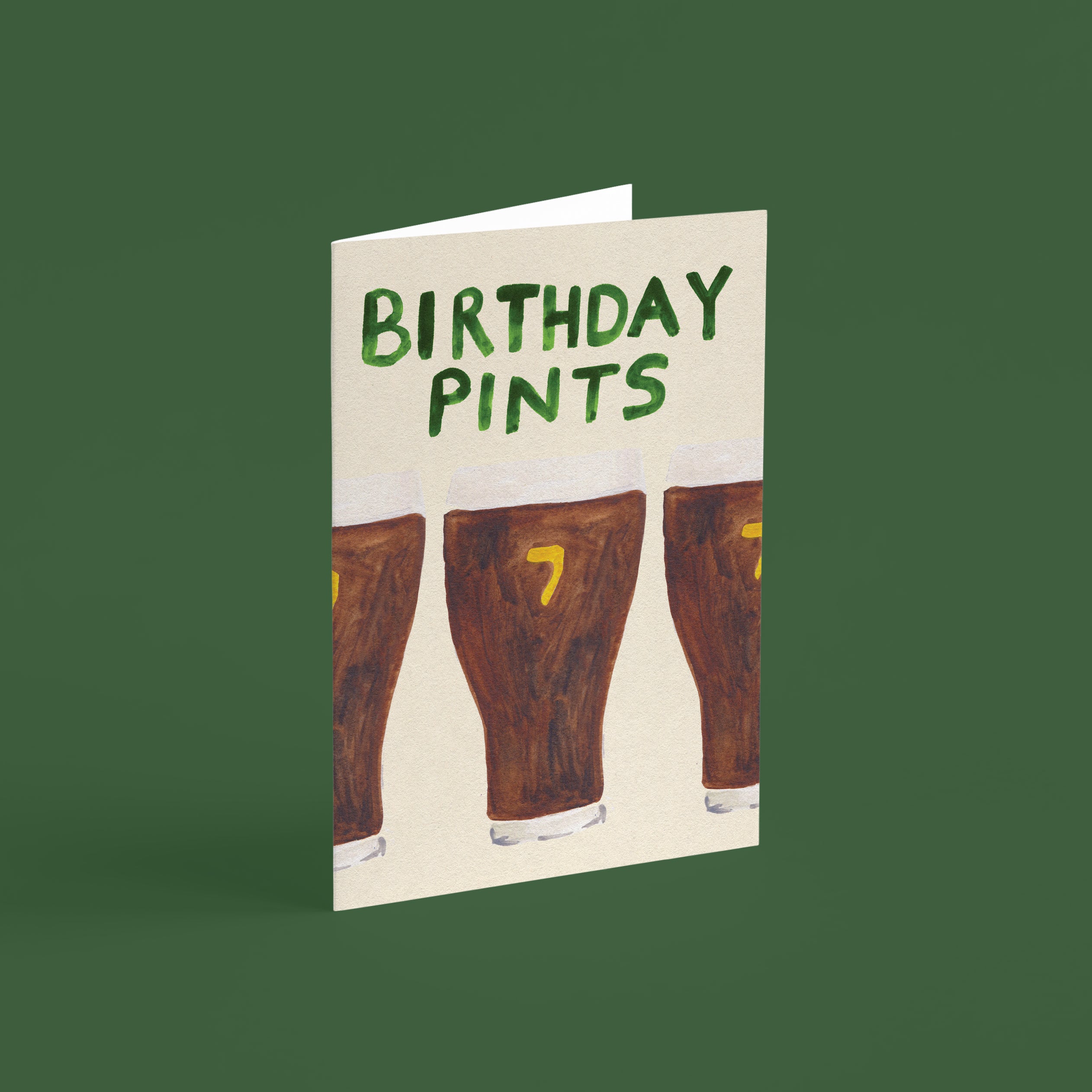Birthday Pints Guinness Card
