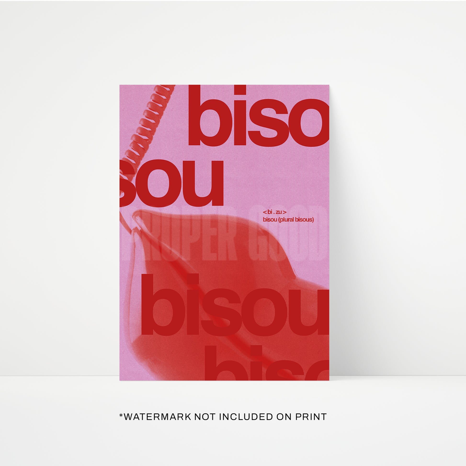 Bisou Bisou Print