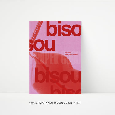 Bisou Bisou Print | STUDIO SALE