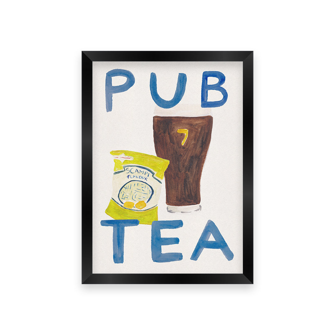 Pub Tea Guinness Art Print