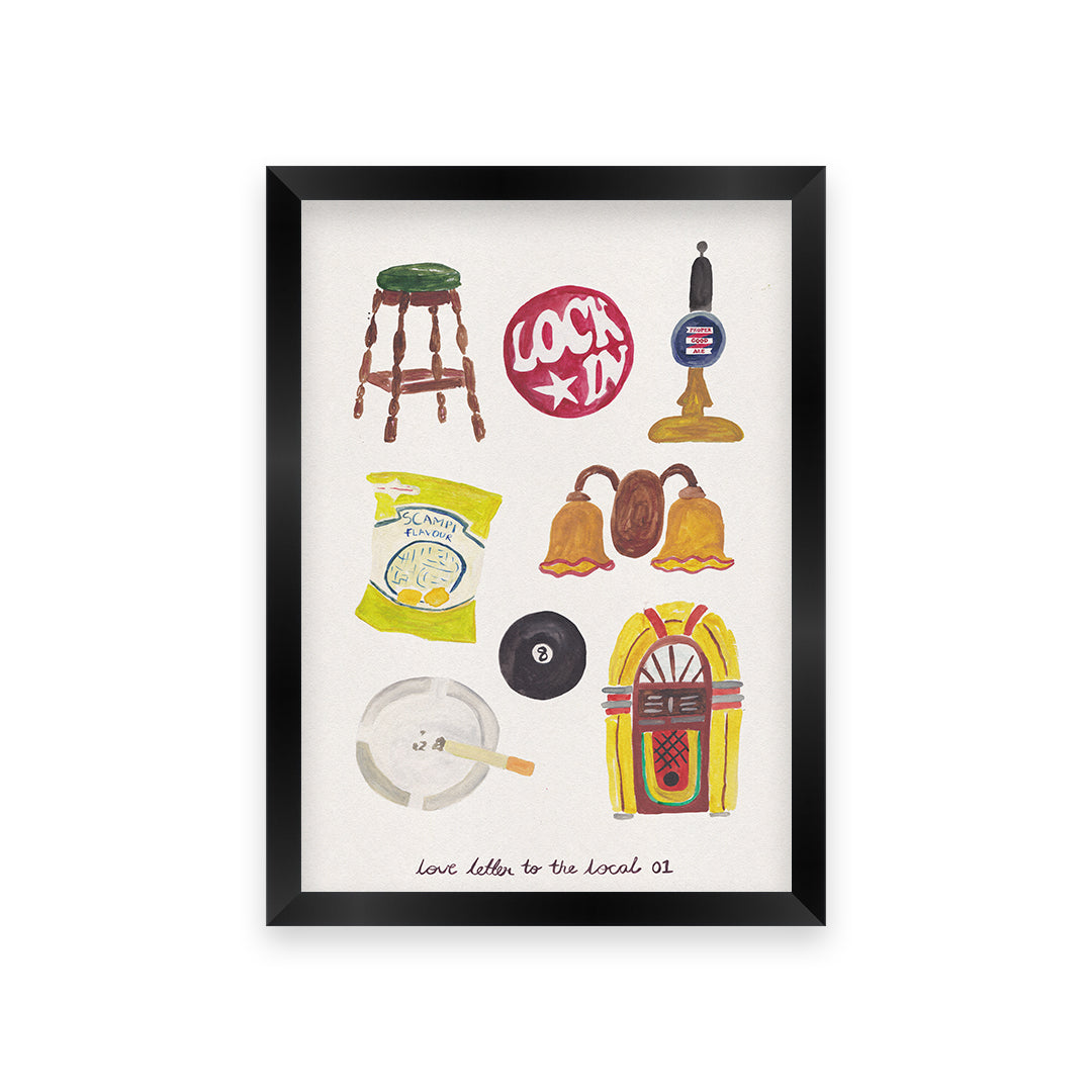 Pub Things Art Print