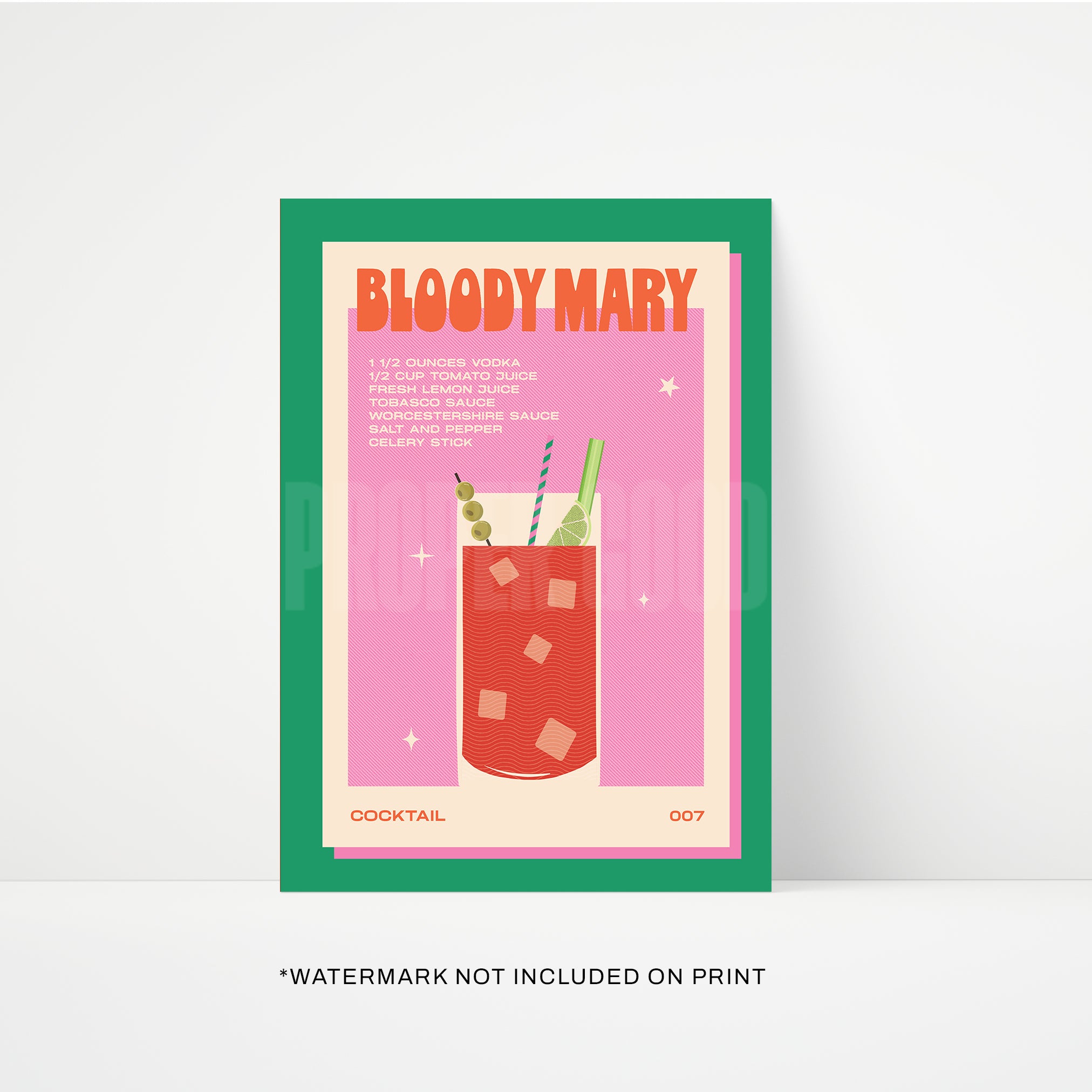 Bloody Mary Print
