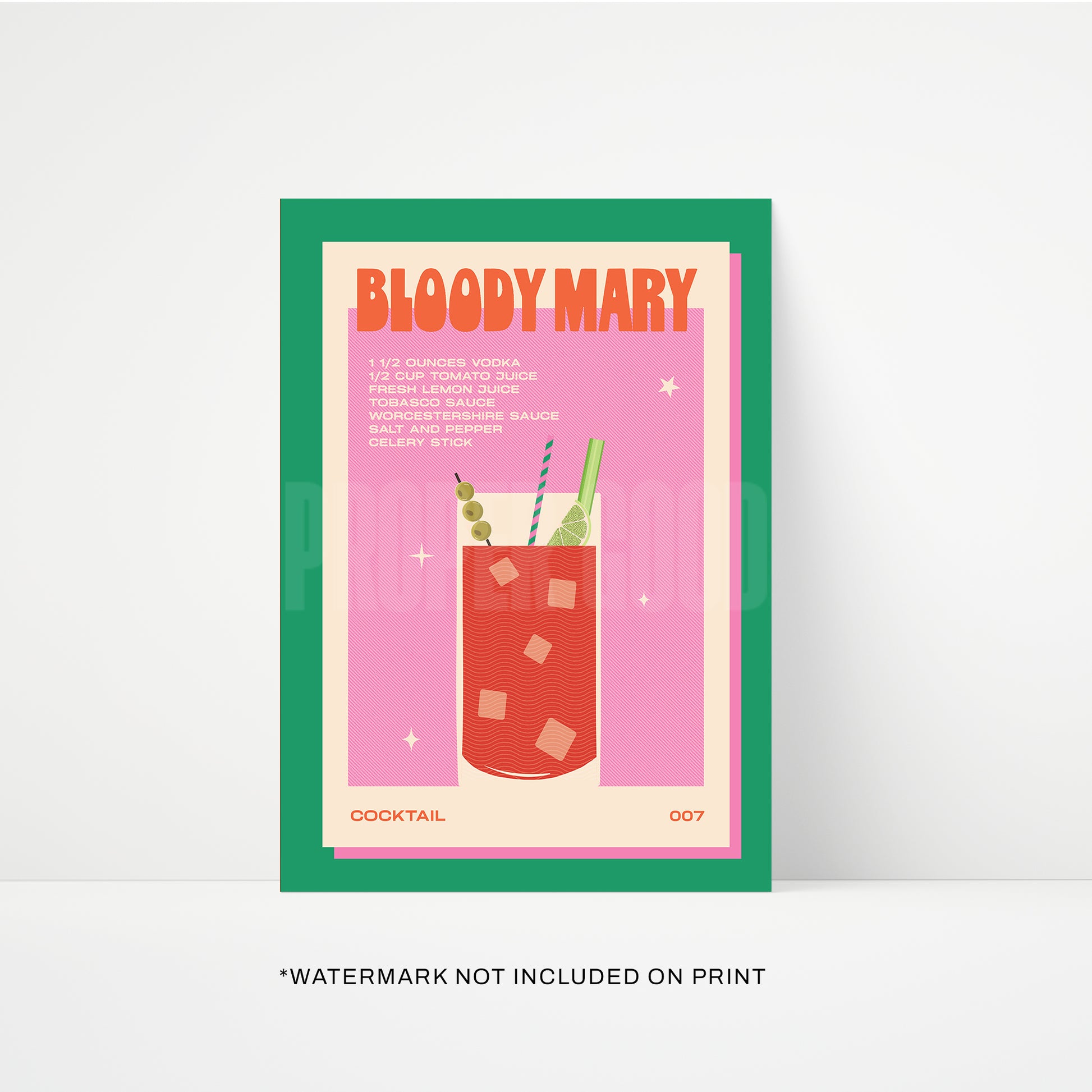 Bloody Mary Print