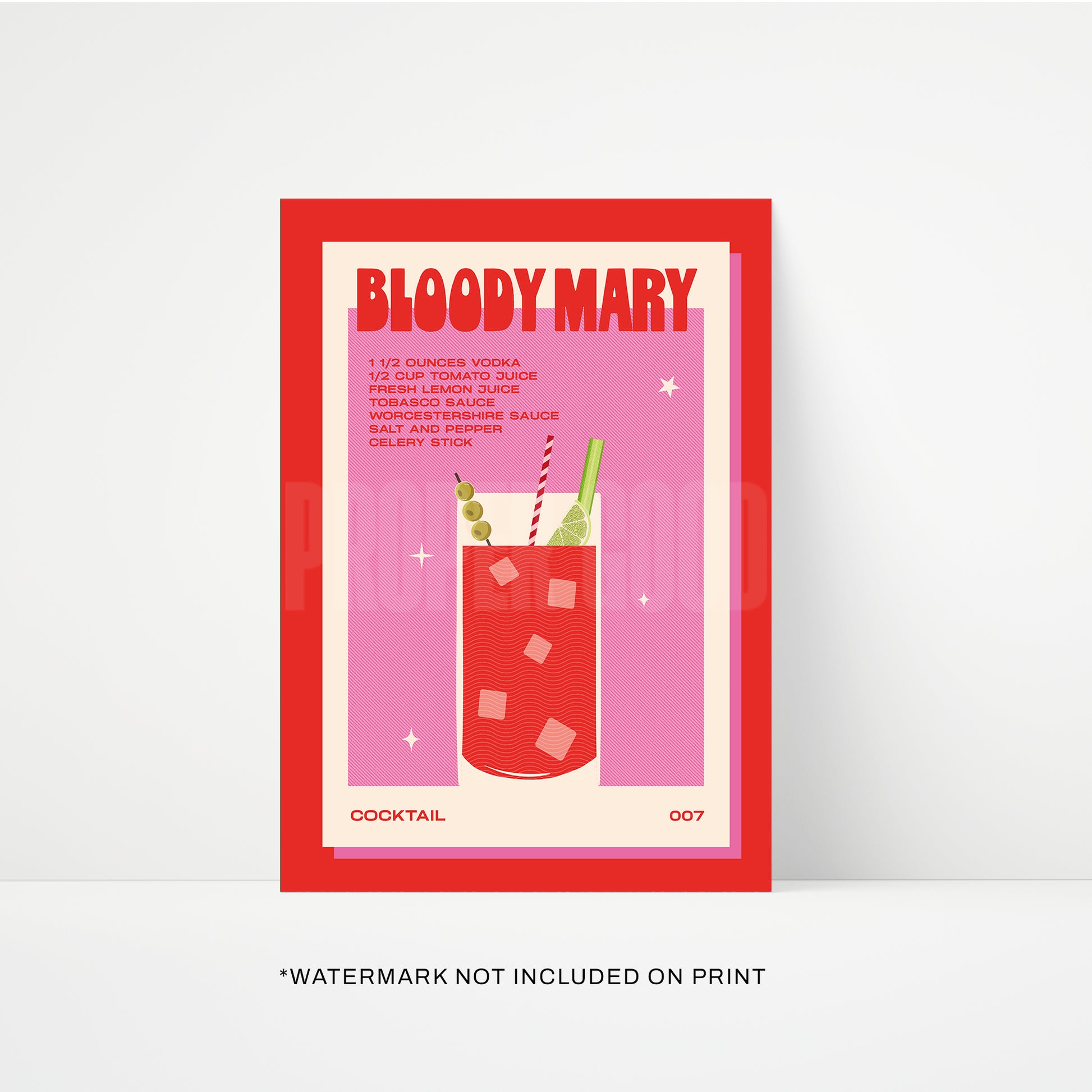 Bloody Mary Print
