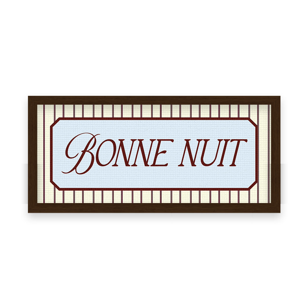 Good Night Panoramic Framed Print