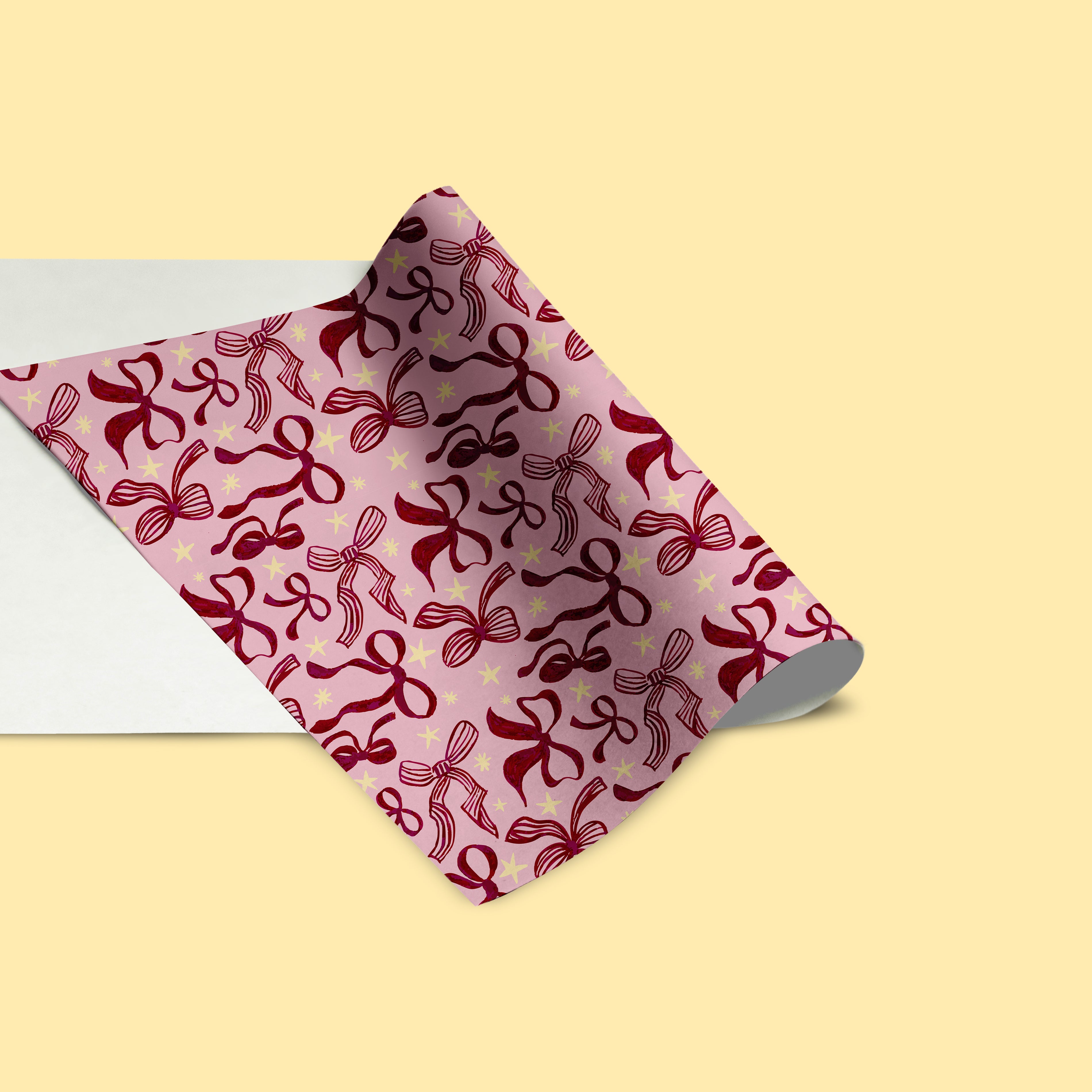 Bows Christmas Wrapping Paper