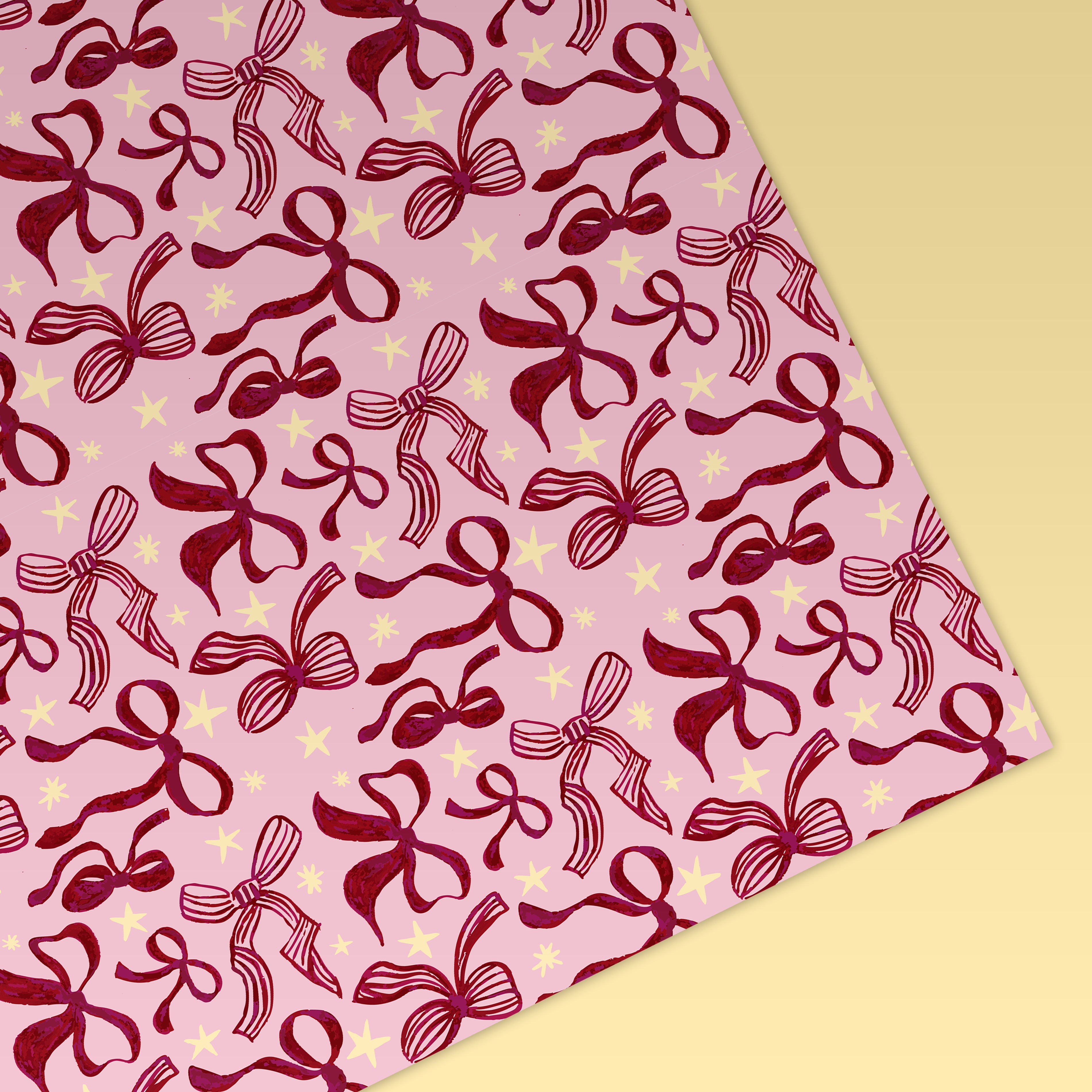 Bows Christmas Wrapping Paper