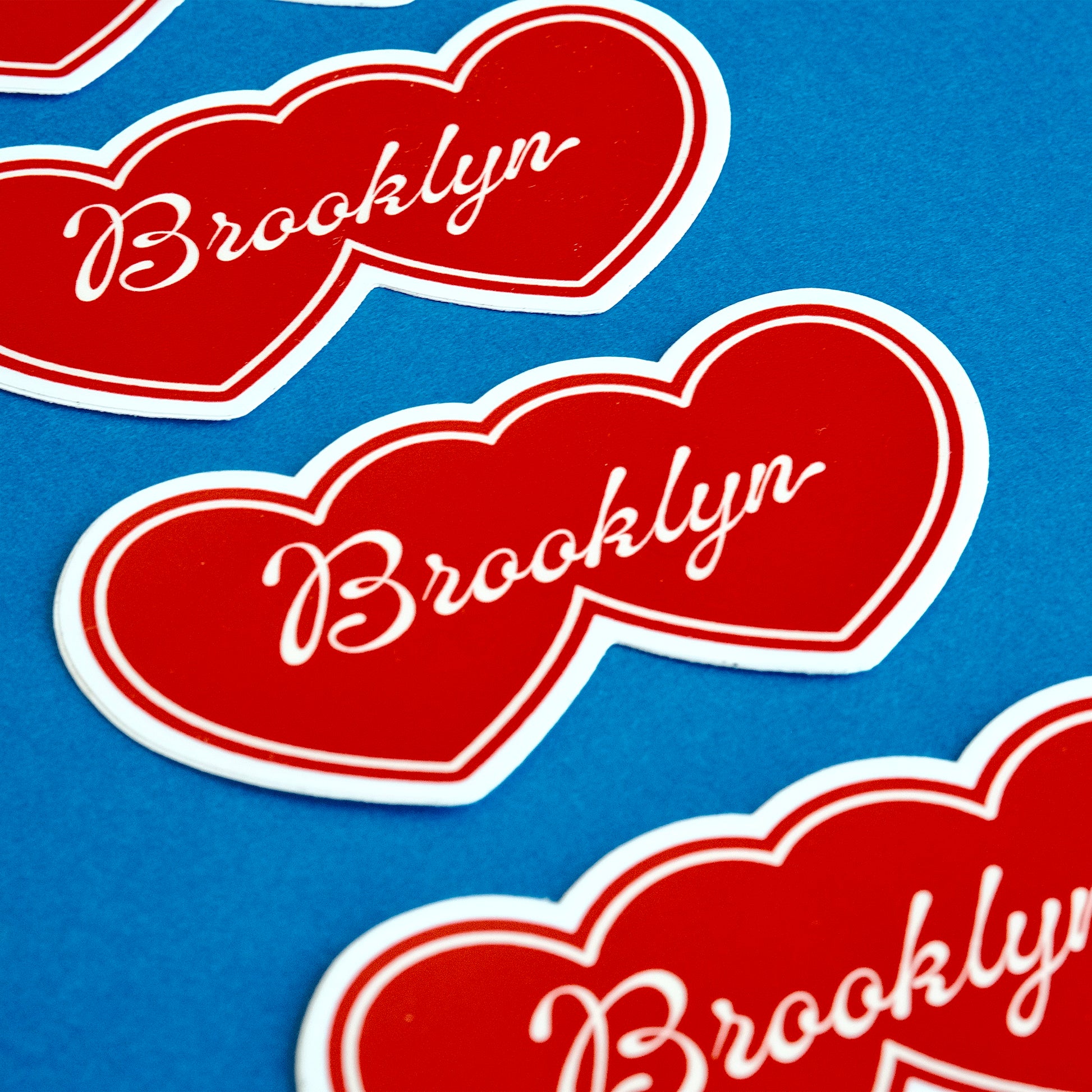 BROOKLYN HEARTS WATERPROOF VINYL STICKERS