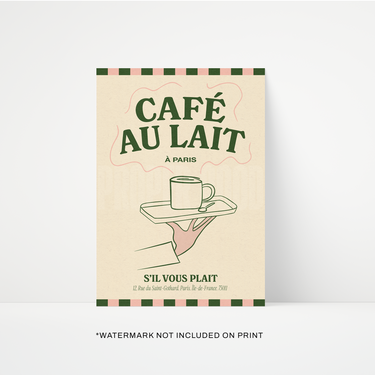 Cafe Au Lait A4 | STUDIO SALE