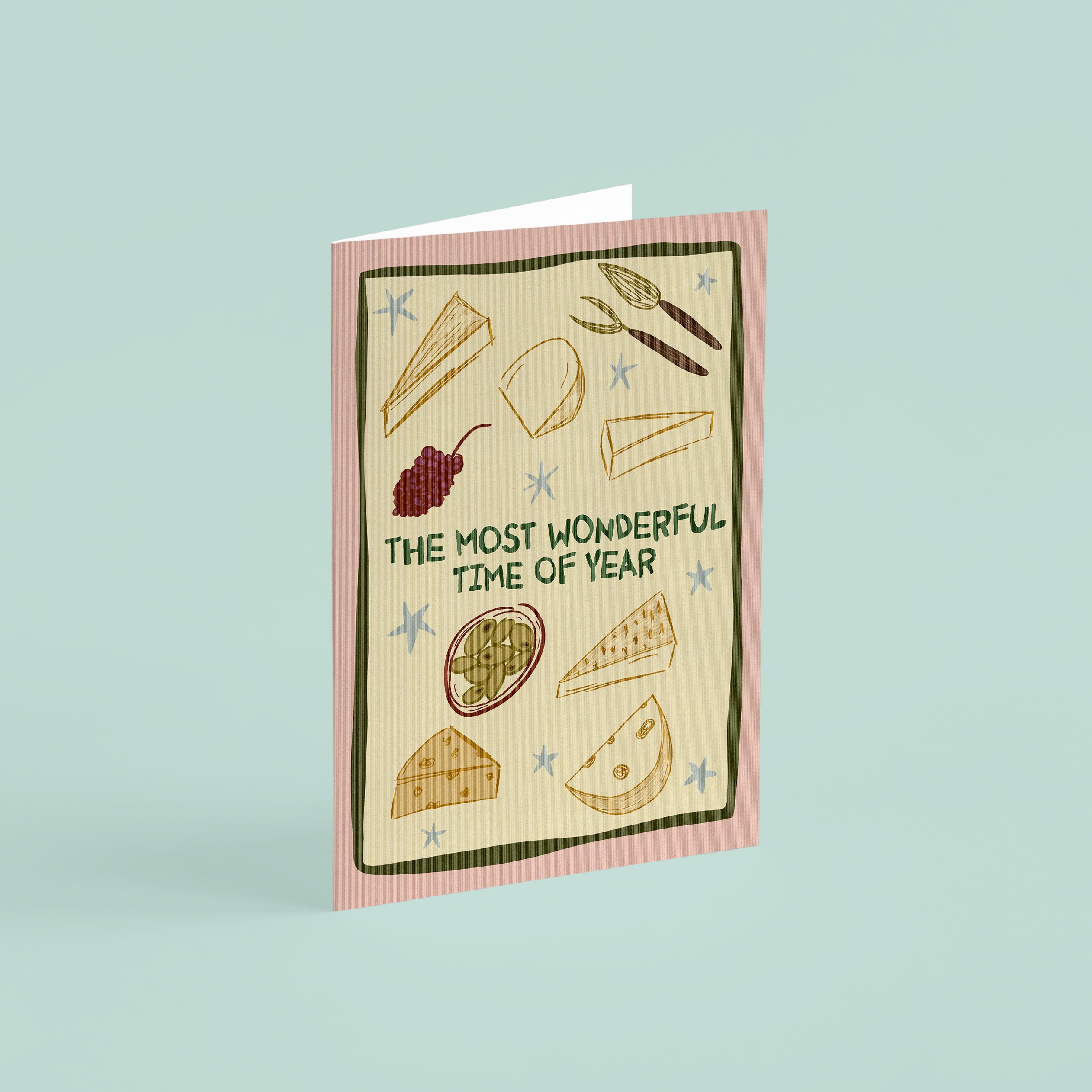 Wonderful Time of Year Cheese Christmas Card