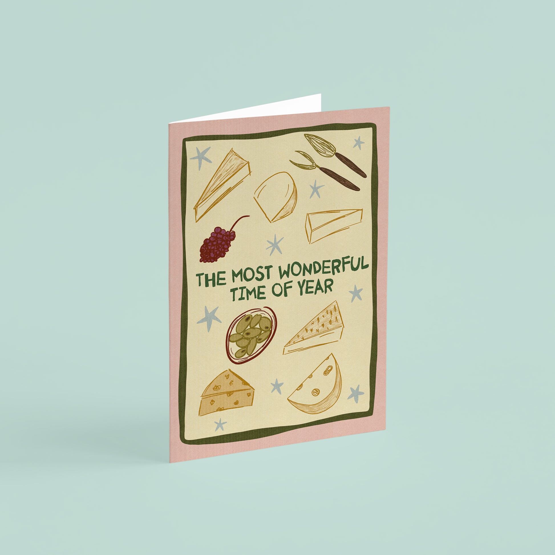 Wonderful Time of Year Cheese Christmas Card