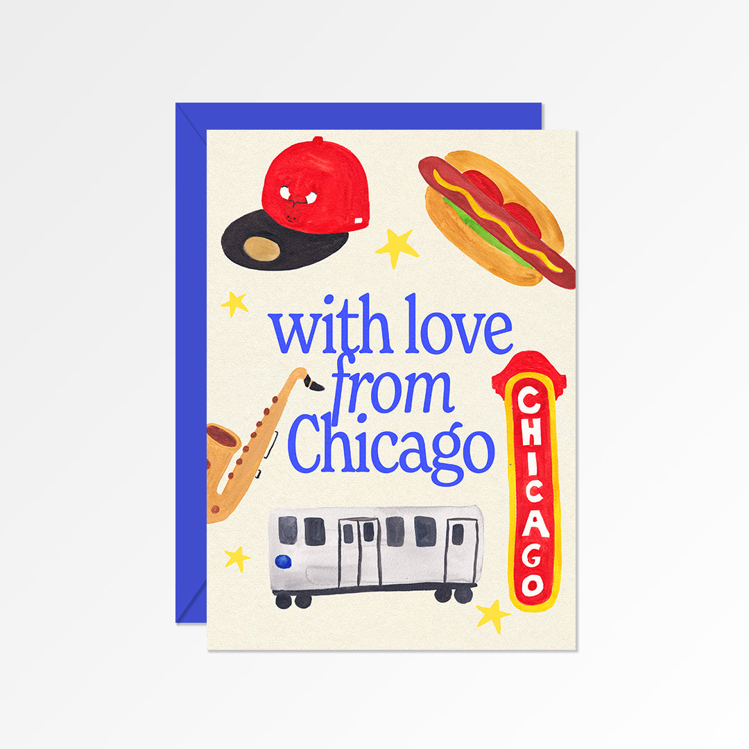 With Love From Chicago Card