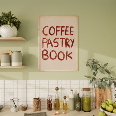 Coffee Pastry Book Print