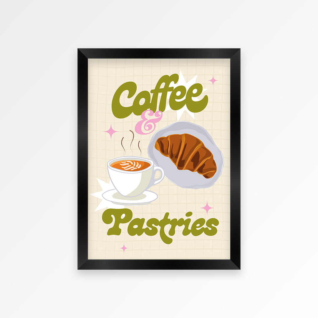 Coffee & Pastries Print