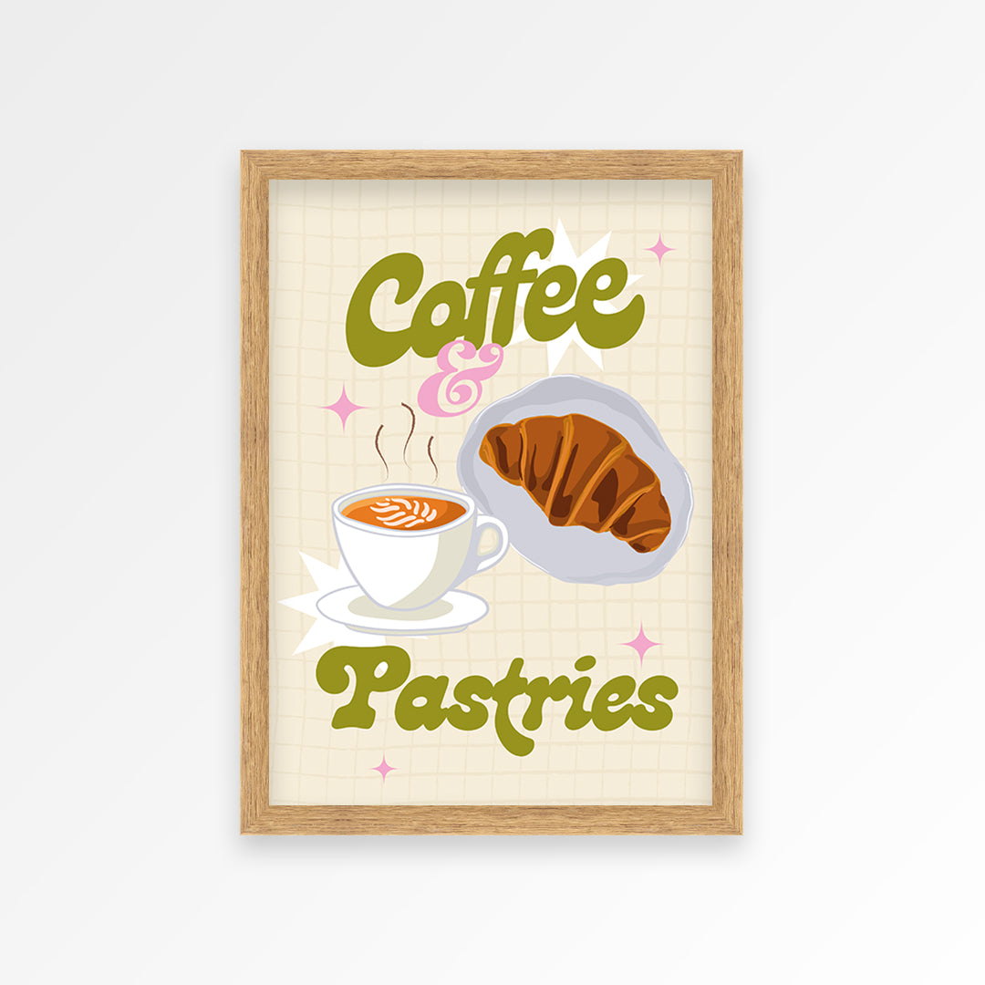 Coffee & Pastries Print