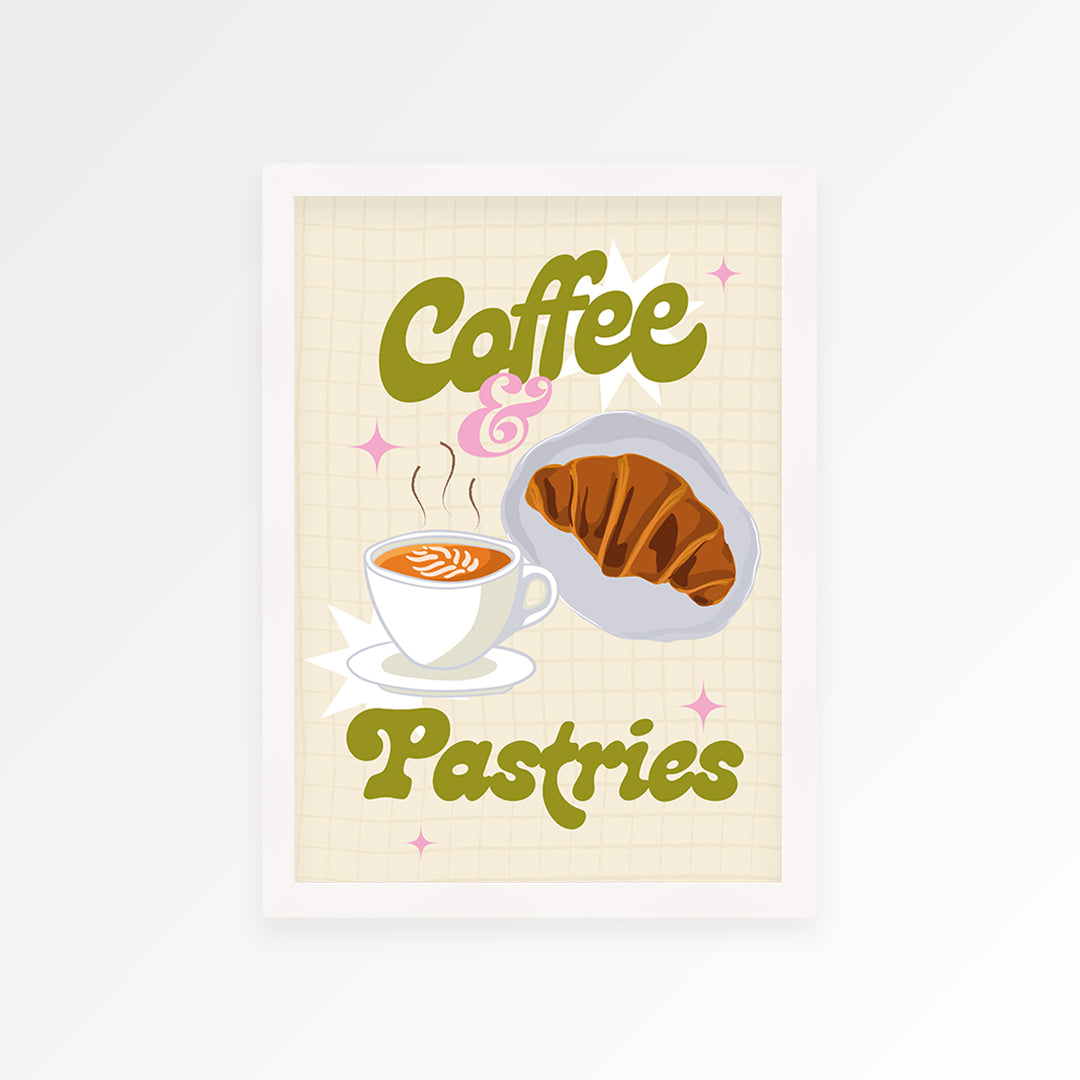 Coffee & Pastries Print
