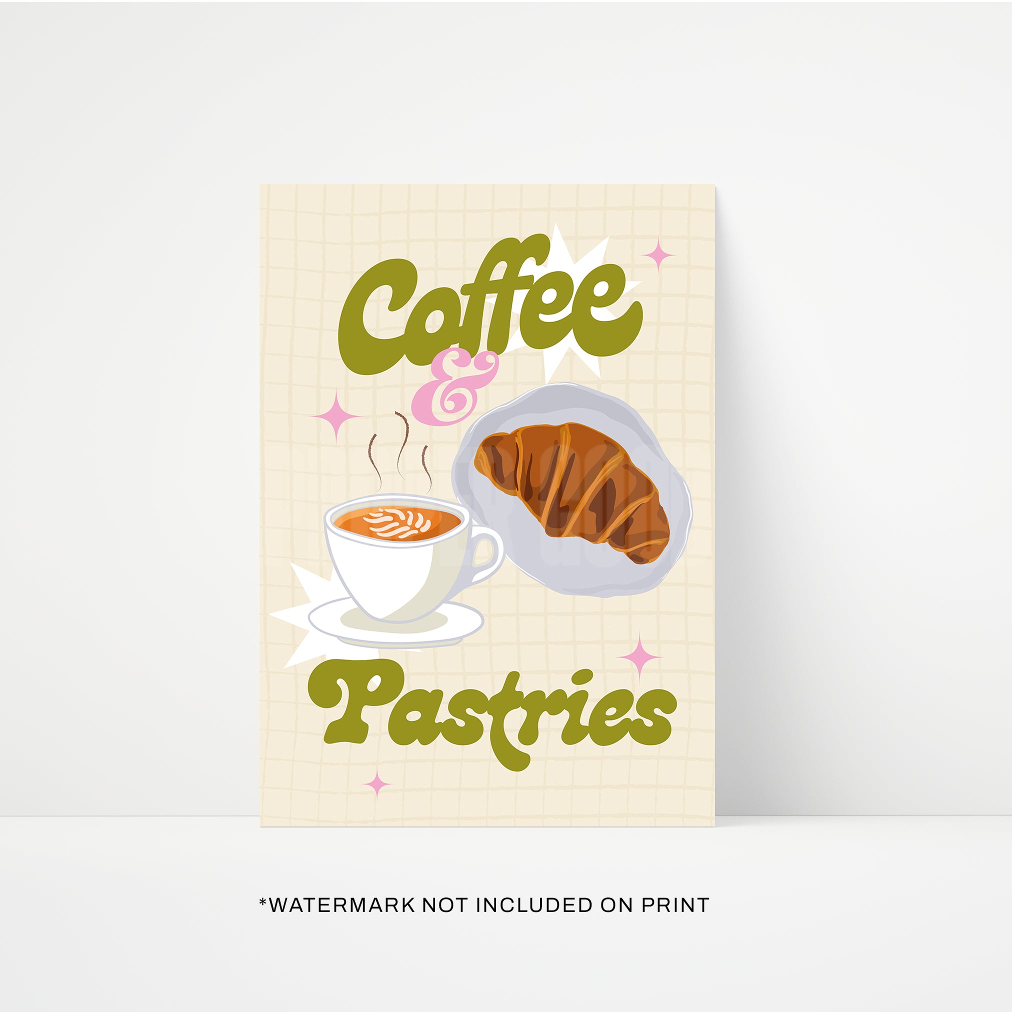 Coffee & Pastries Print