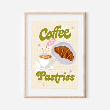 A3 SAMPLE | Coffee & Pastries Print