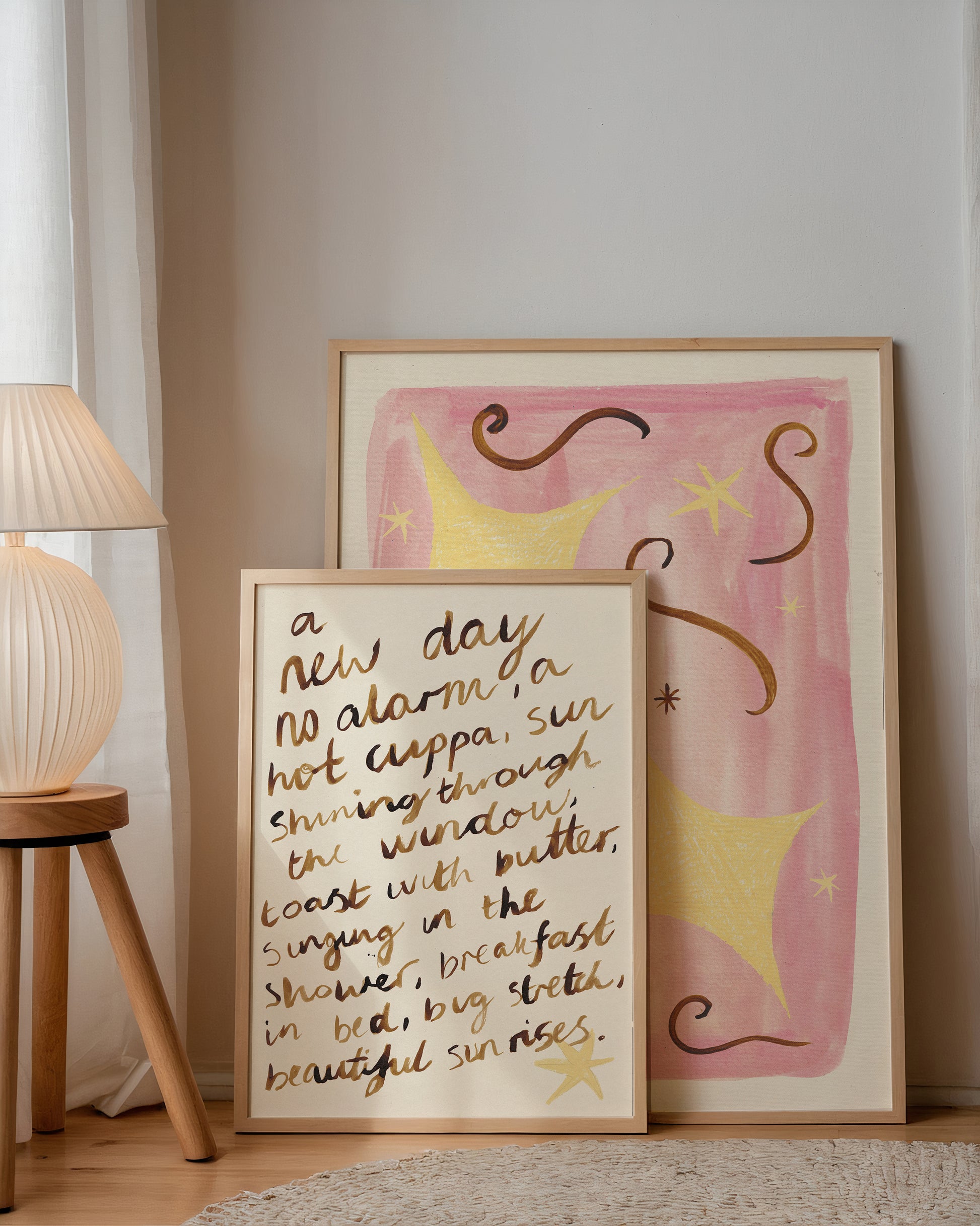 Amore Bedroom Handpainted Print