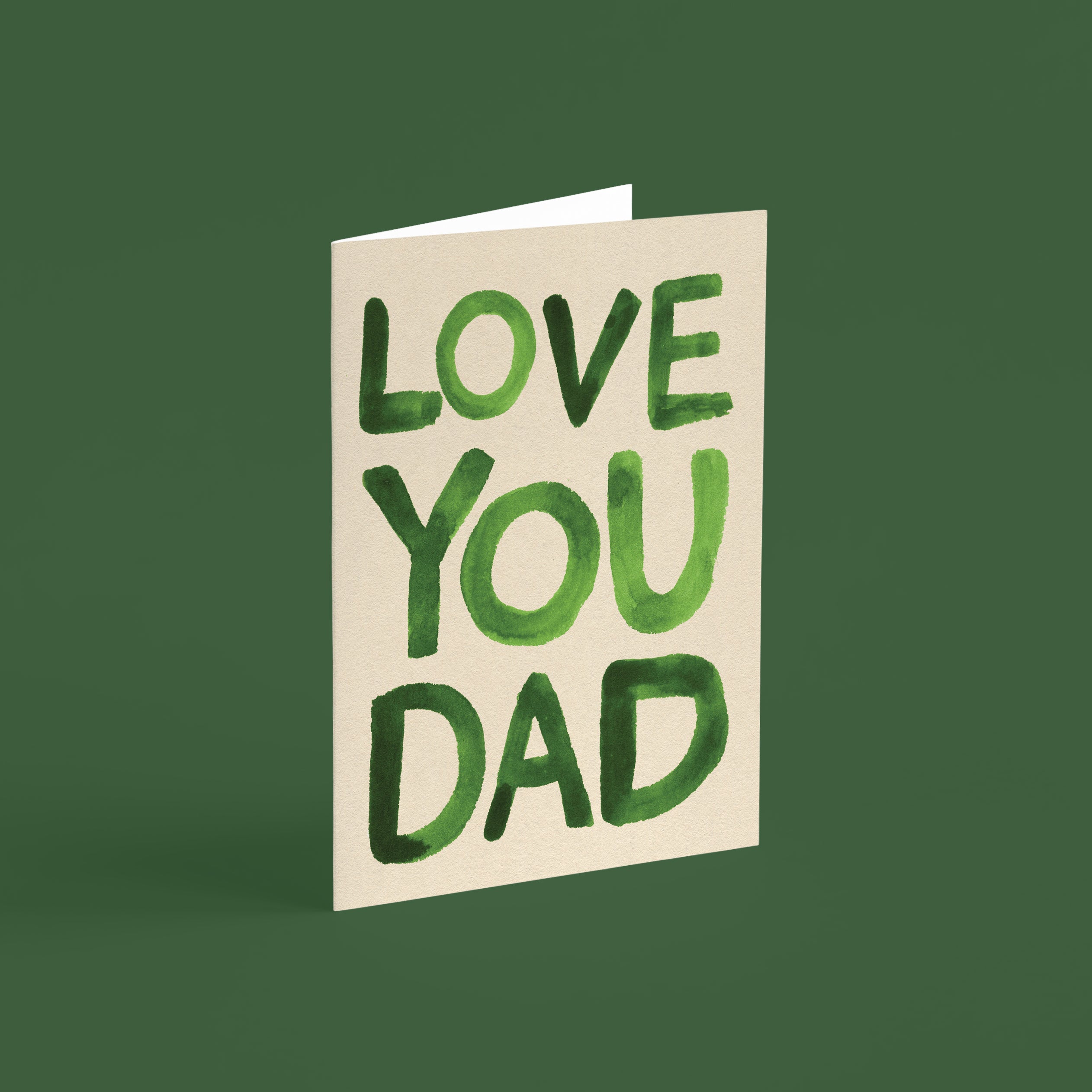 Love You Dad Father's Day Card