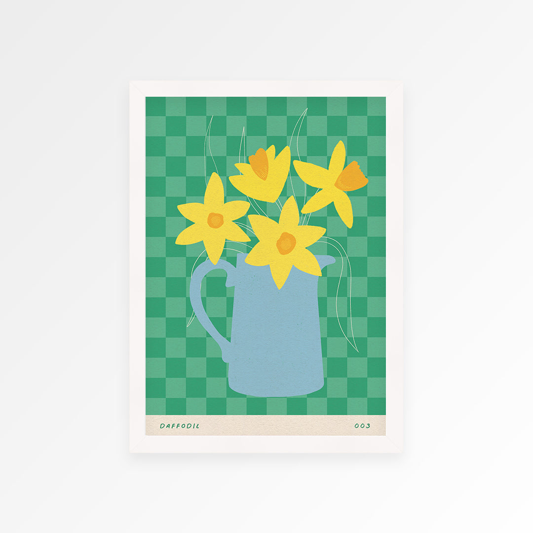 Daffodil March Birth Flower Print