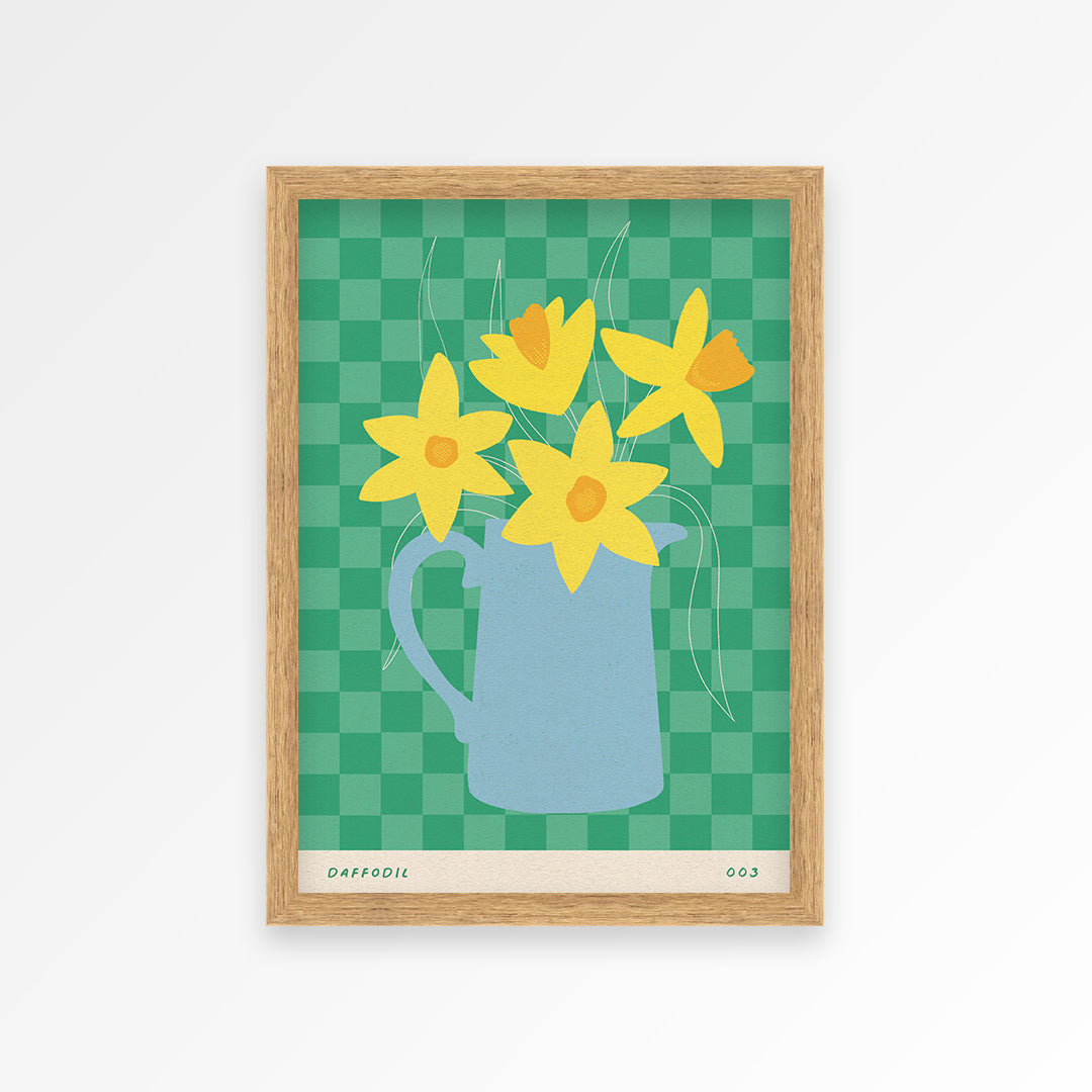 Daffodil March Birth Flower Print
