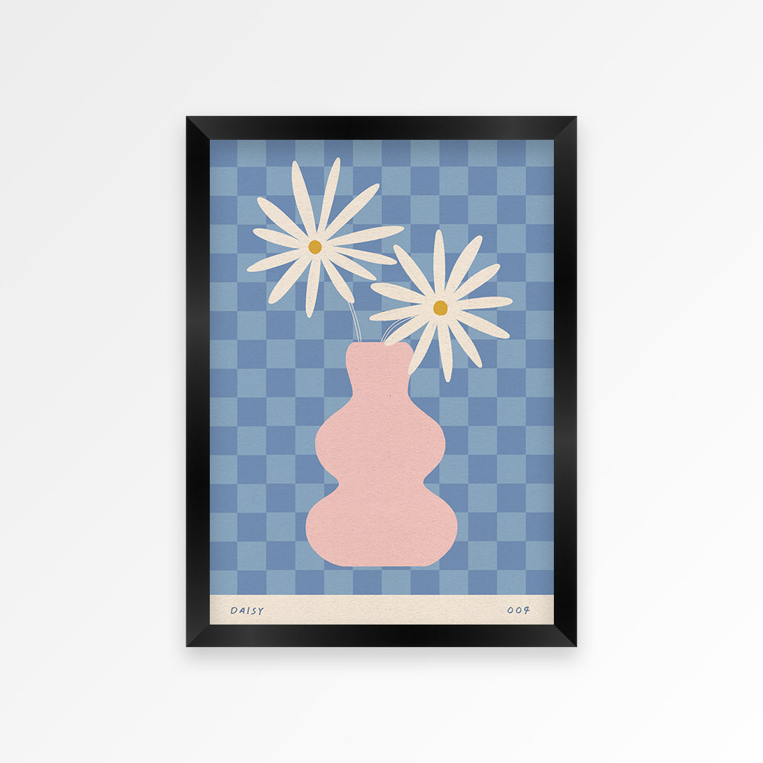 Daisy April Birth Flower Print